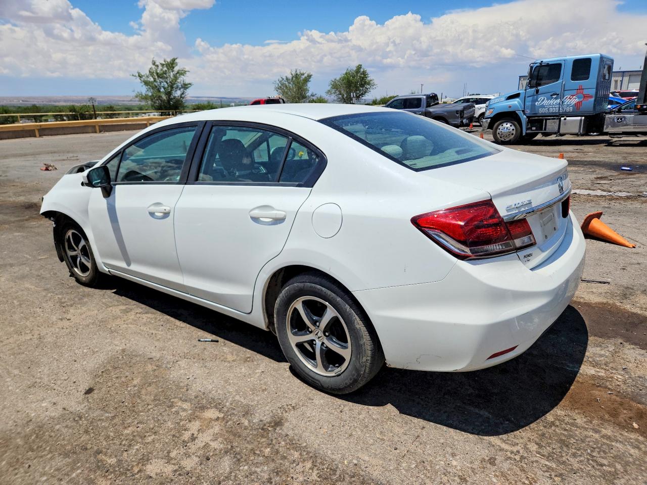 2015 Honda Civic Se White vin: 19XFB2F75FE109722