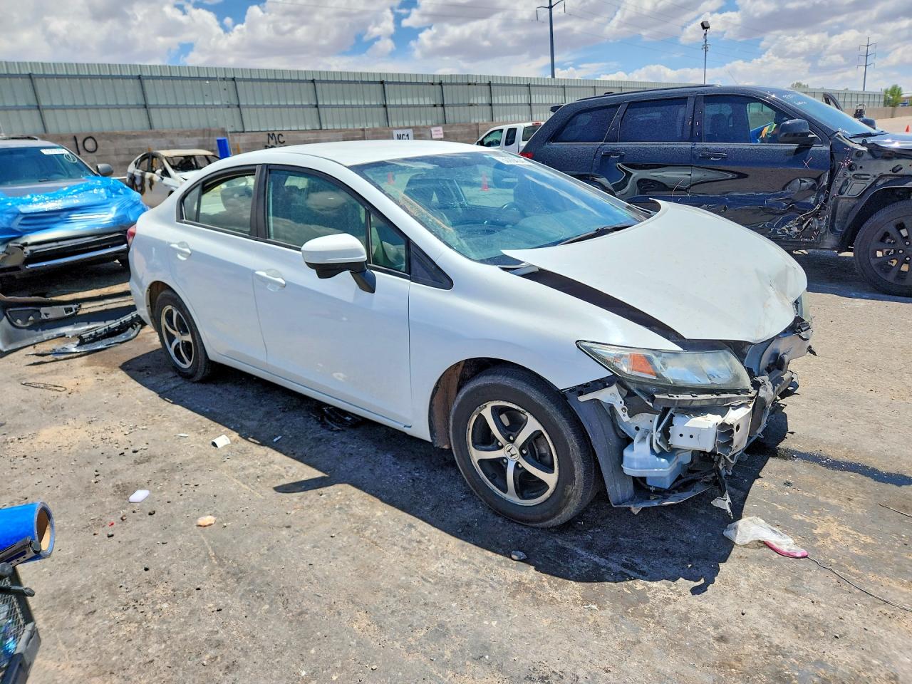 2015 Honda Civic Se White vin: 19XFB2F75FE109722