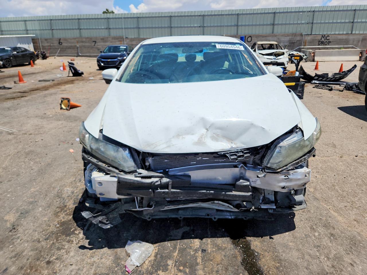 2015 Honda Civic Se White vin: 19XFB2F75FE109722