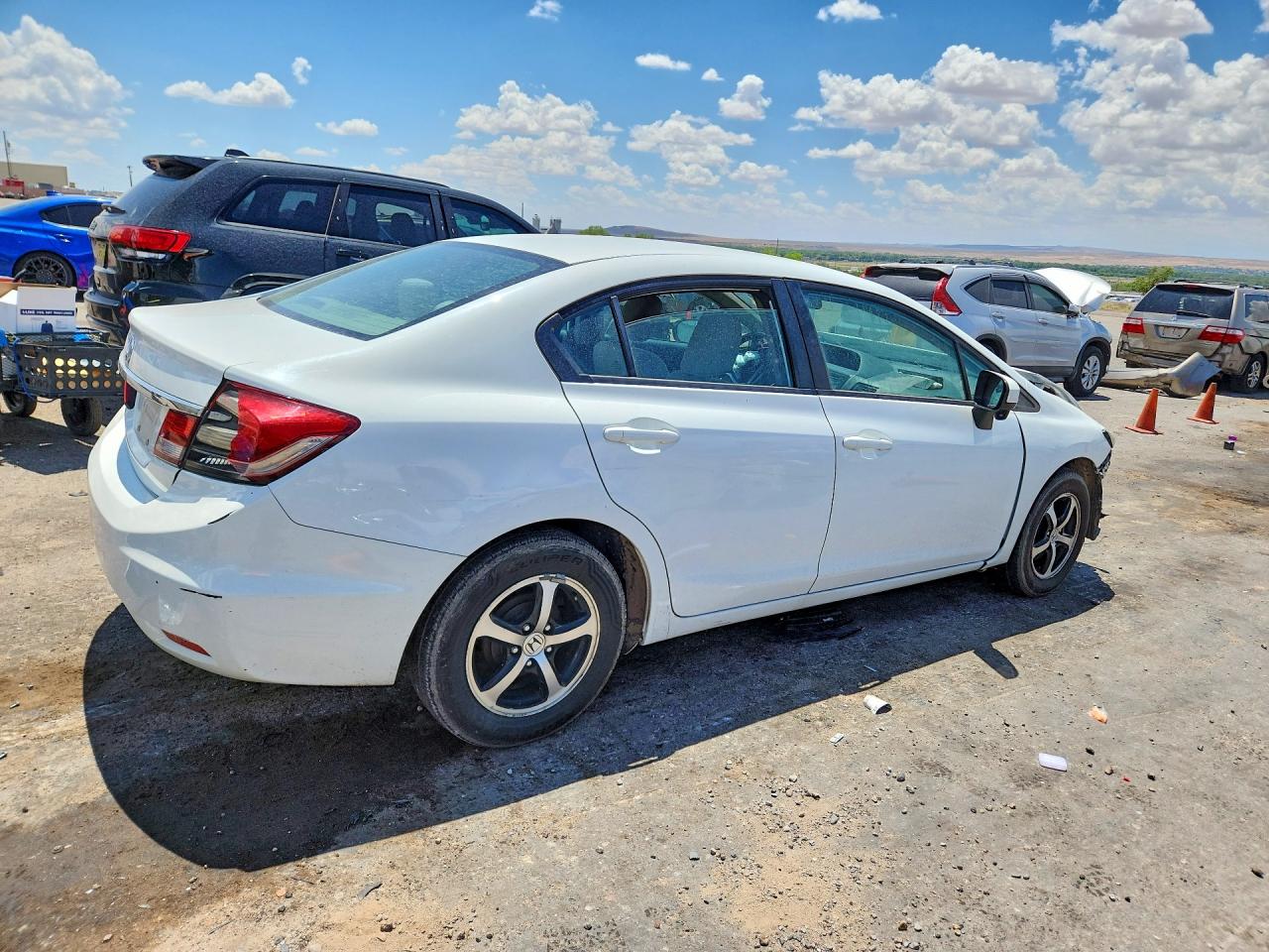 2015 Honda Civic Se White vin: 19XFB2F75FE109722