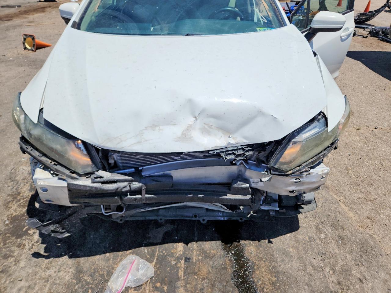 2015 Honda Civic Se White vin: 19XFB2F75FE109722