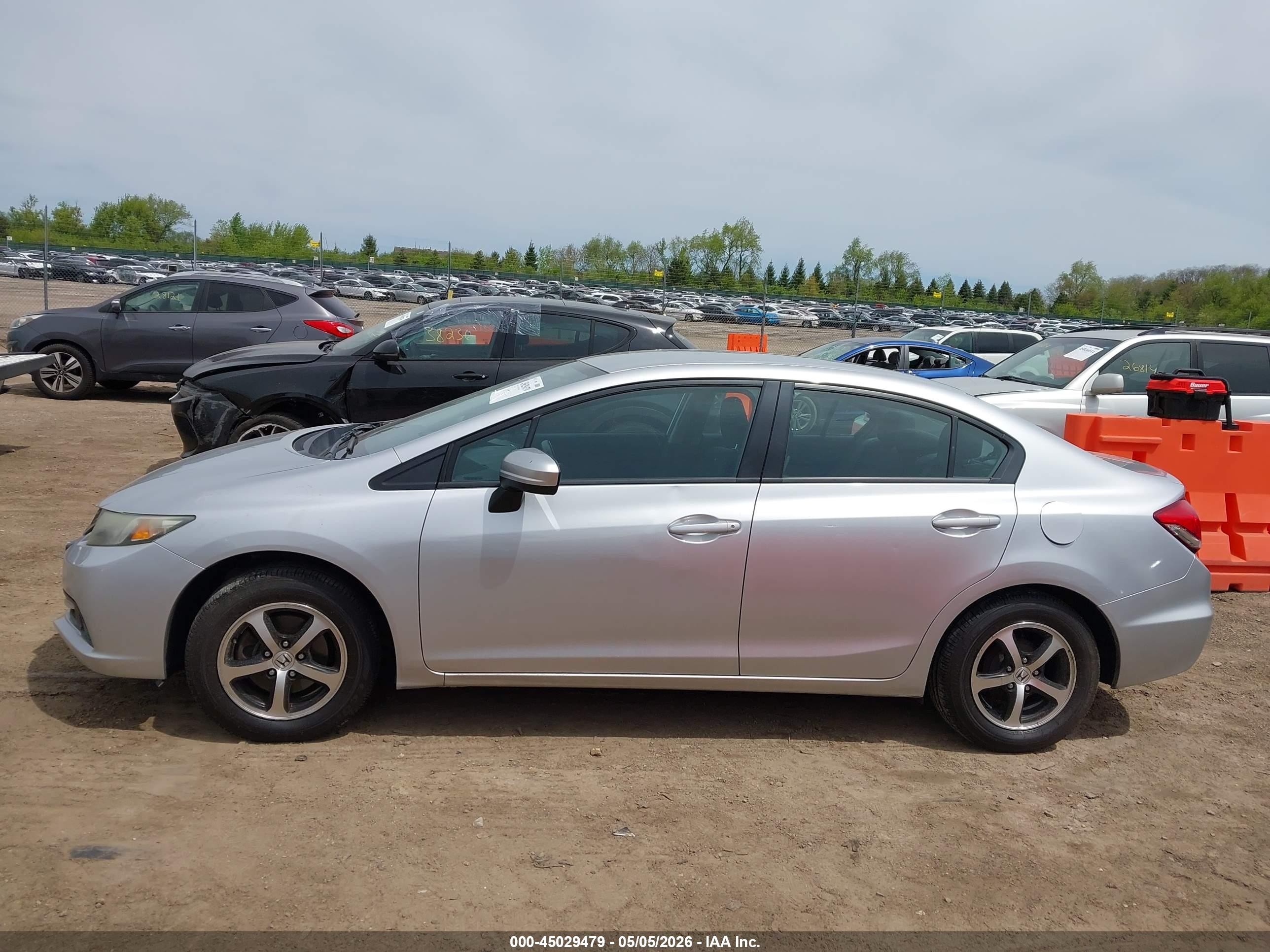 2015 Honda Civic Se Серебряный vin: 19XFB2F75FE232792