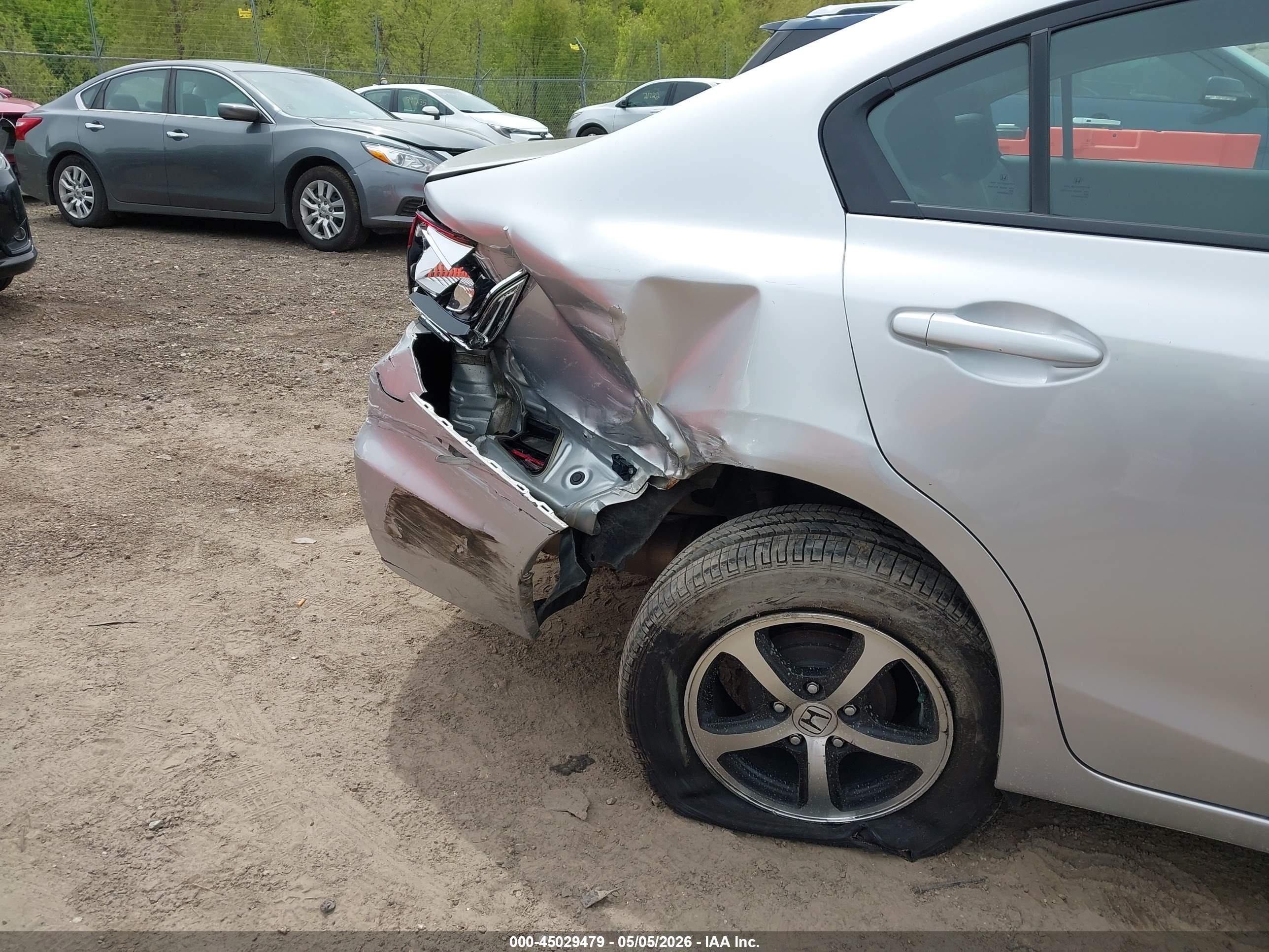 2015 Honda Civic Se Серебряный vin: 19XFB2F75FE232792