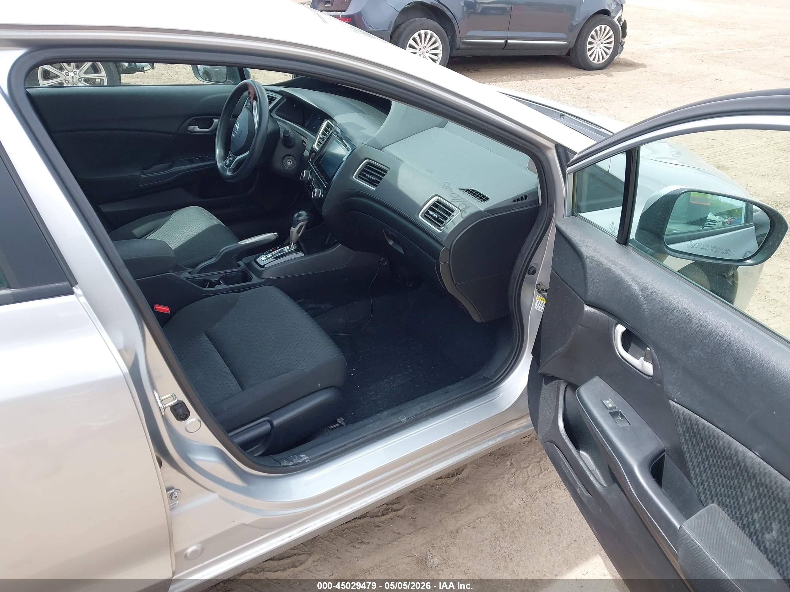2015 Honda Civic Se Серебряный vin: 19XFB2F75FE232792