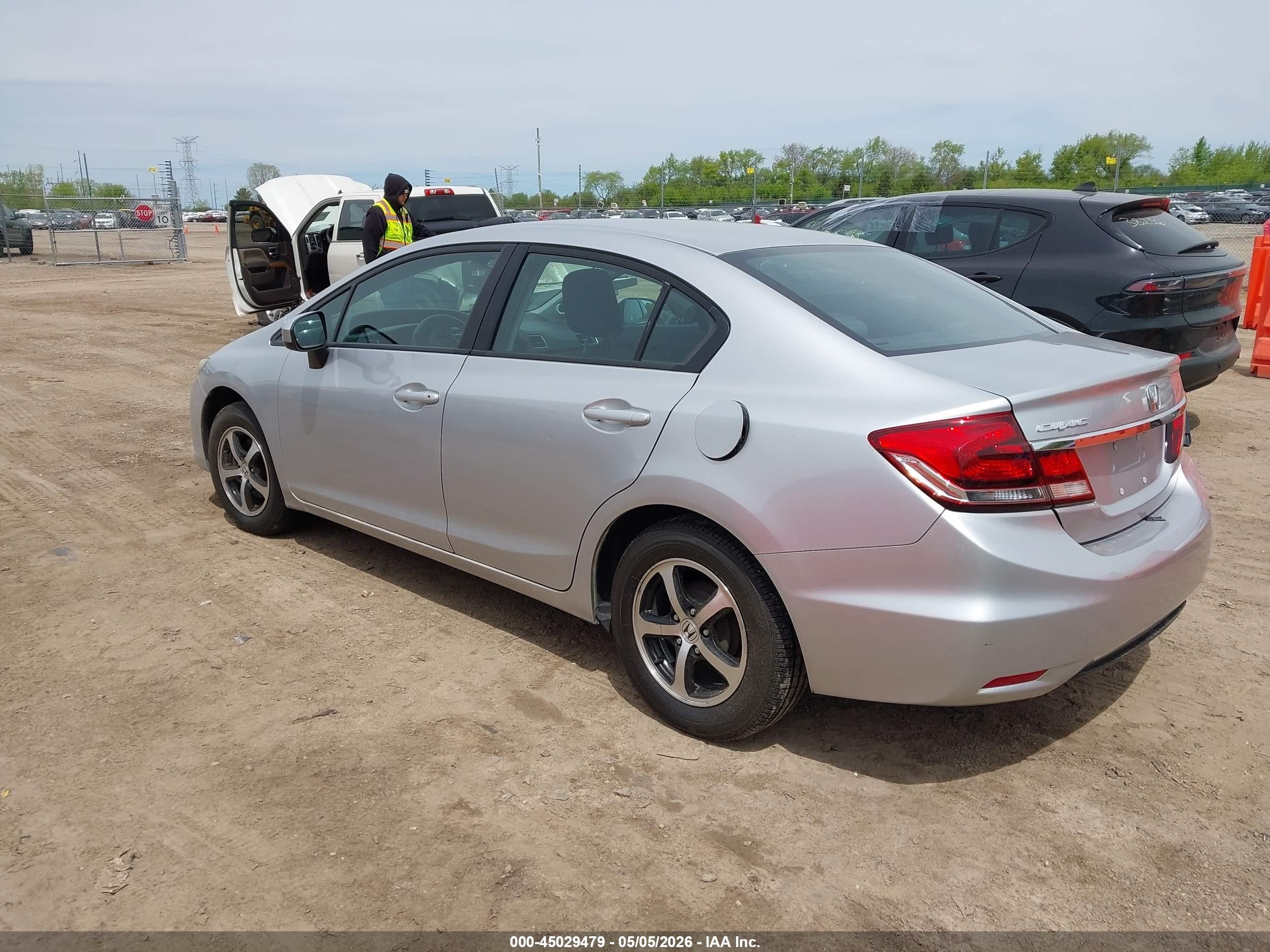 2015 Honda Civic Se Серебряный vin: 19XFB2F75FE232792