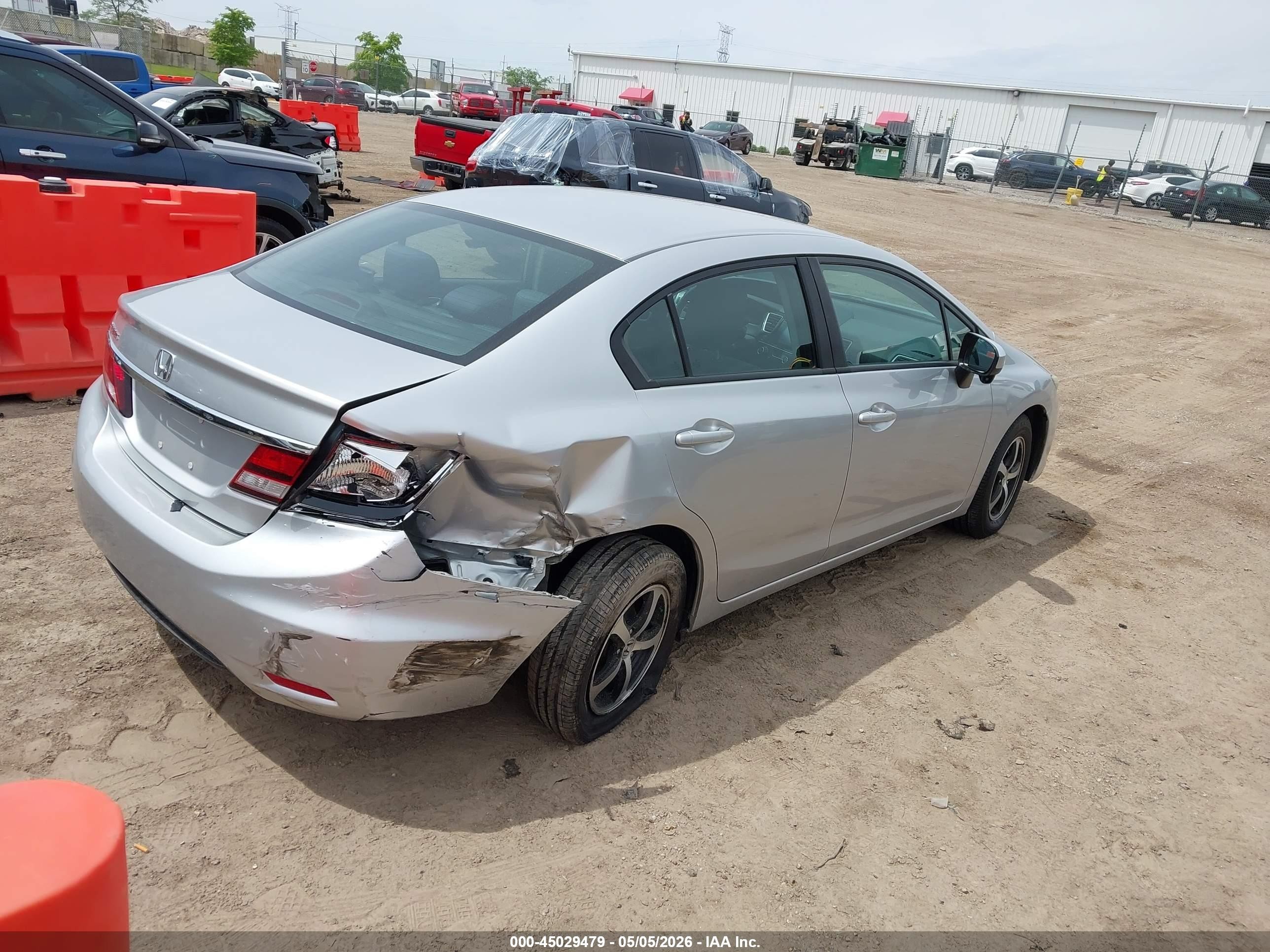 2015 Honda Civic Se Серебряный vin: 19XFB2F75FE232792