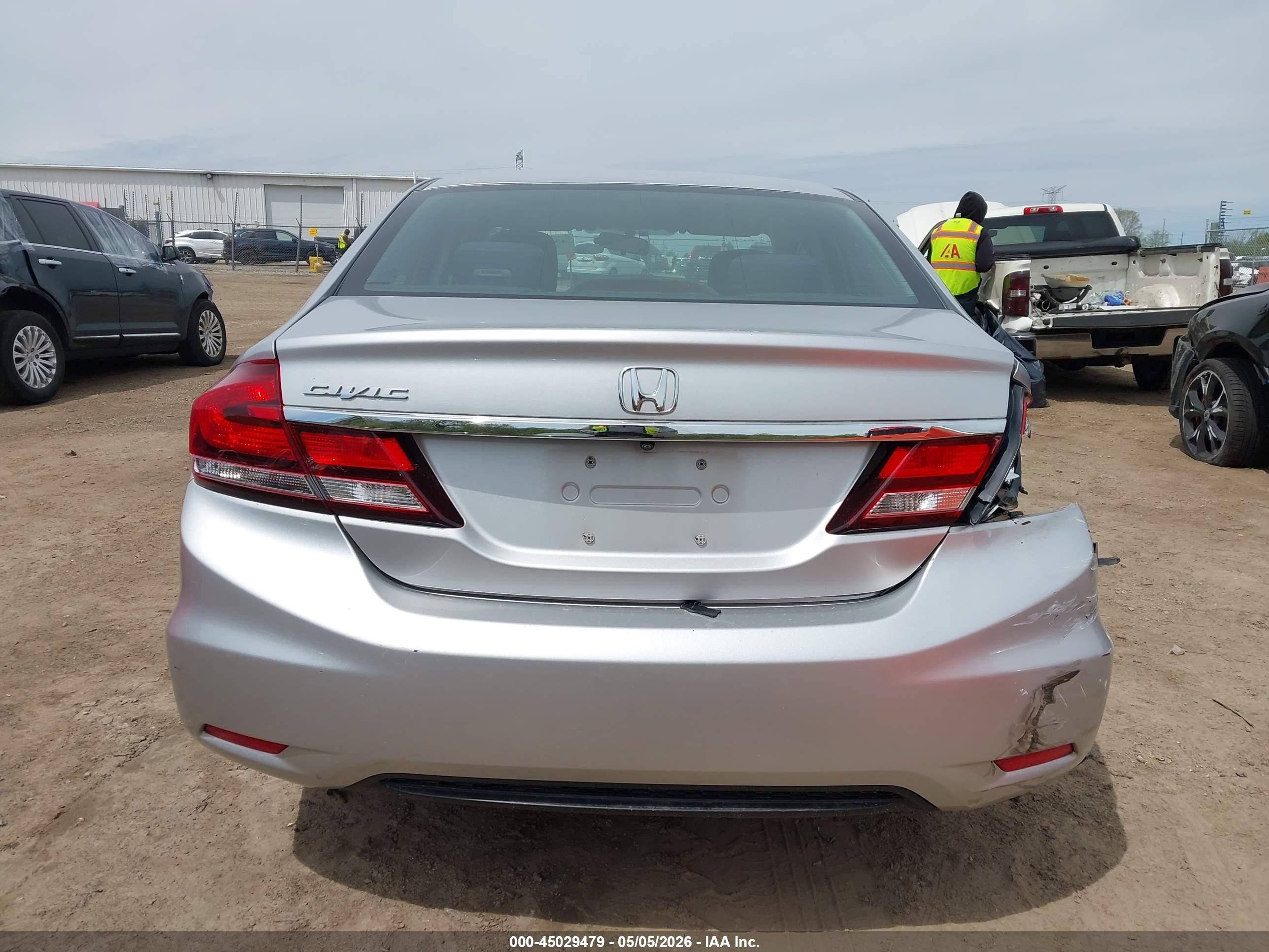 2015 Honda Civic Se Серебряный vin: 19XFB2F75FE232792