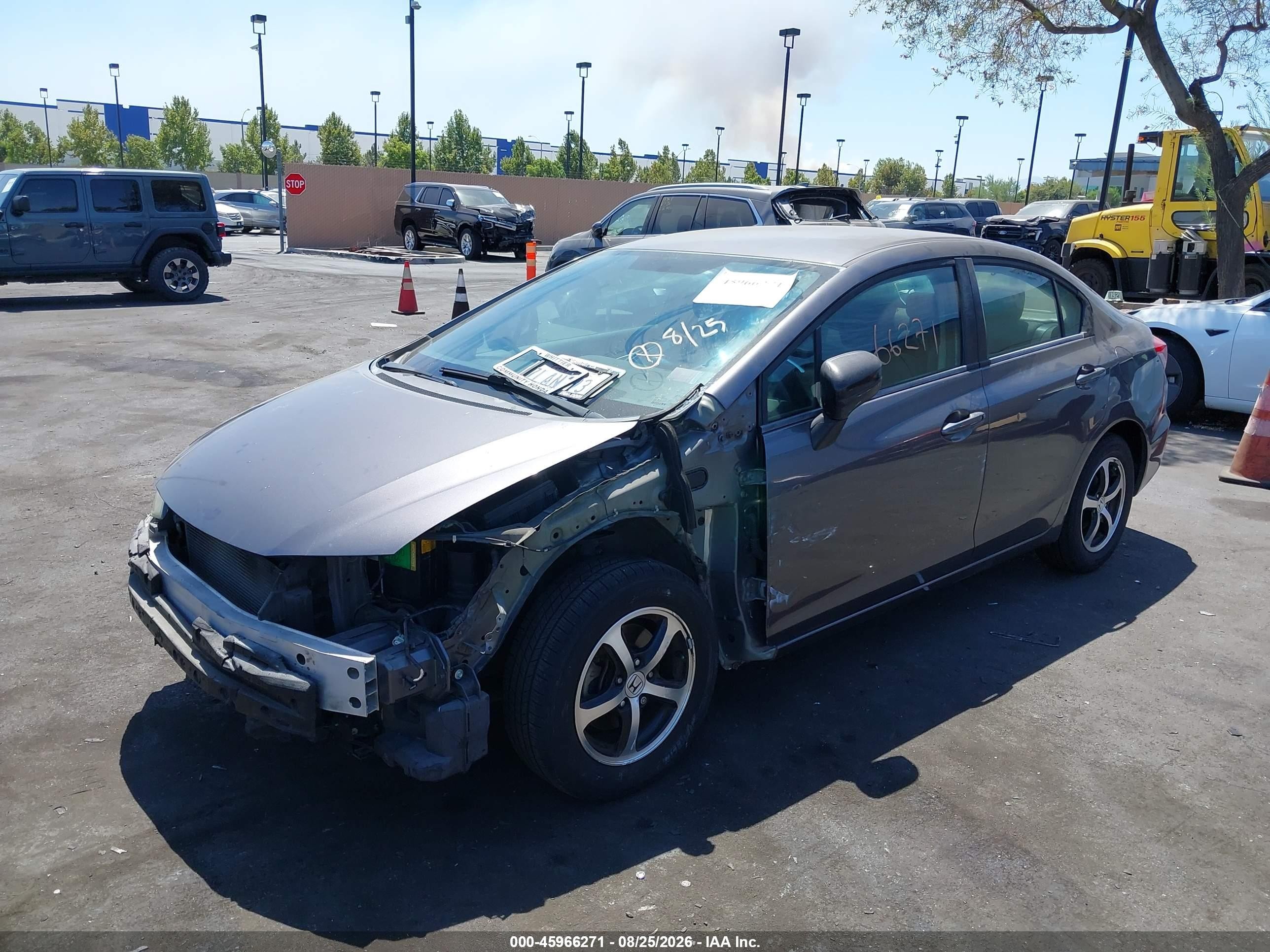 2015 Honda Civic Se Gray vin: 19XFB2F75FE246479