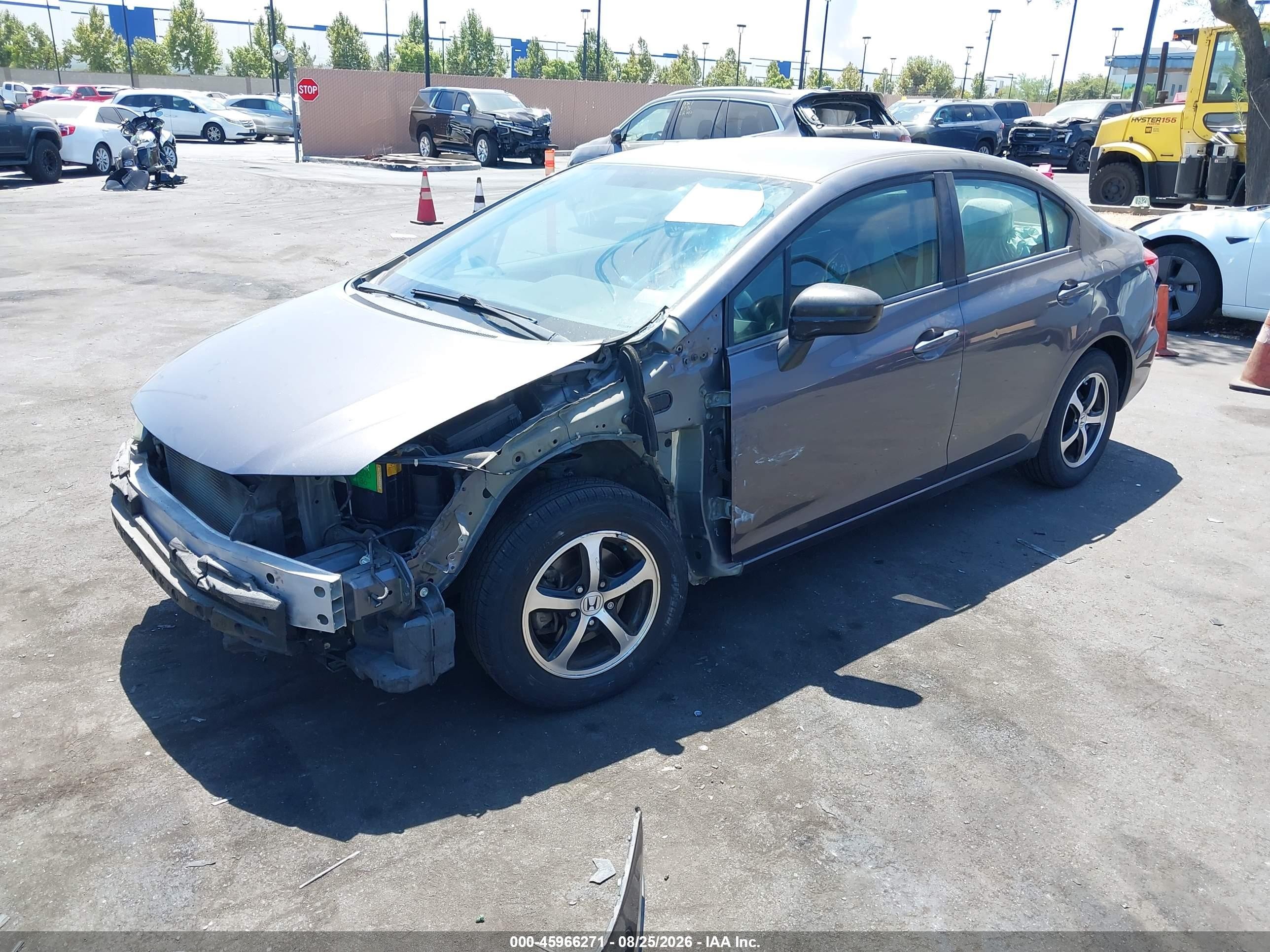 2015 Honda Civic Se Gray vin: 19XFB2F75FE246479