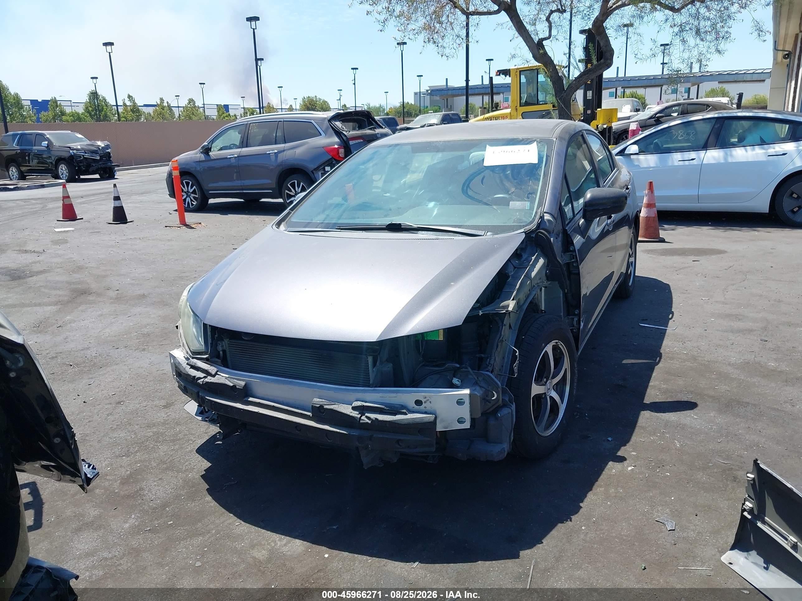 2015 Honda Civic Se Gray vin: 19XFB2F75FE246479