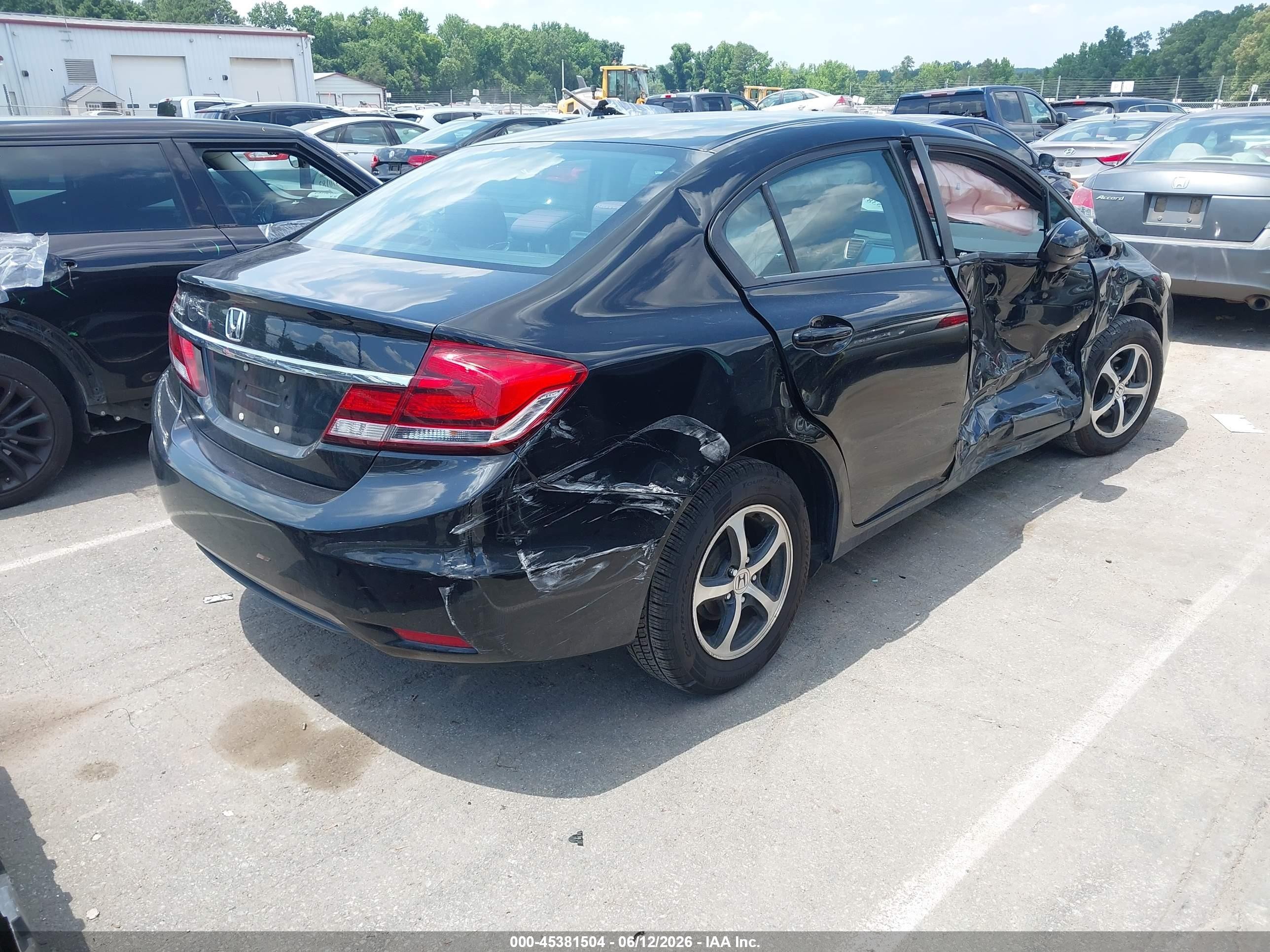 2015 Honda Civic Se Black vin: 19XFB2F75FE281216