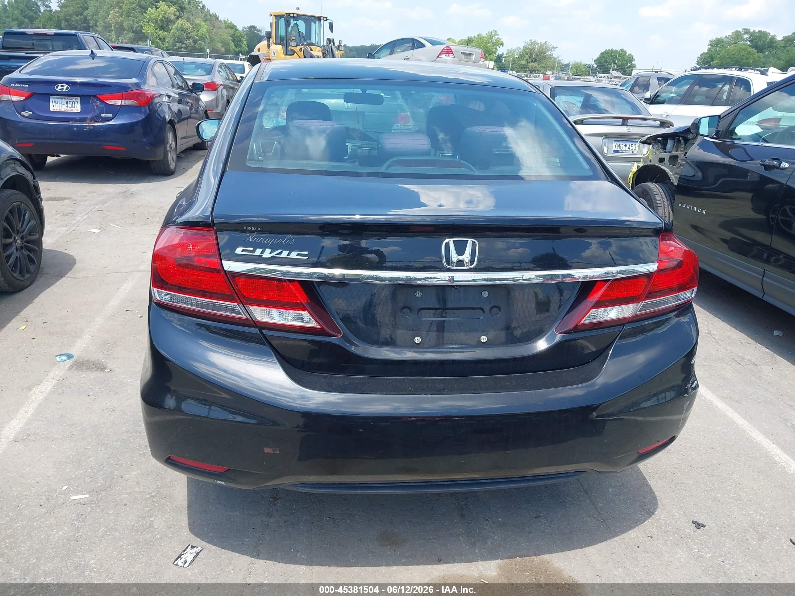 2015 Honda Civic Se Black vin: 19XFB2F75FE281216