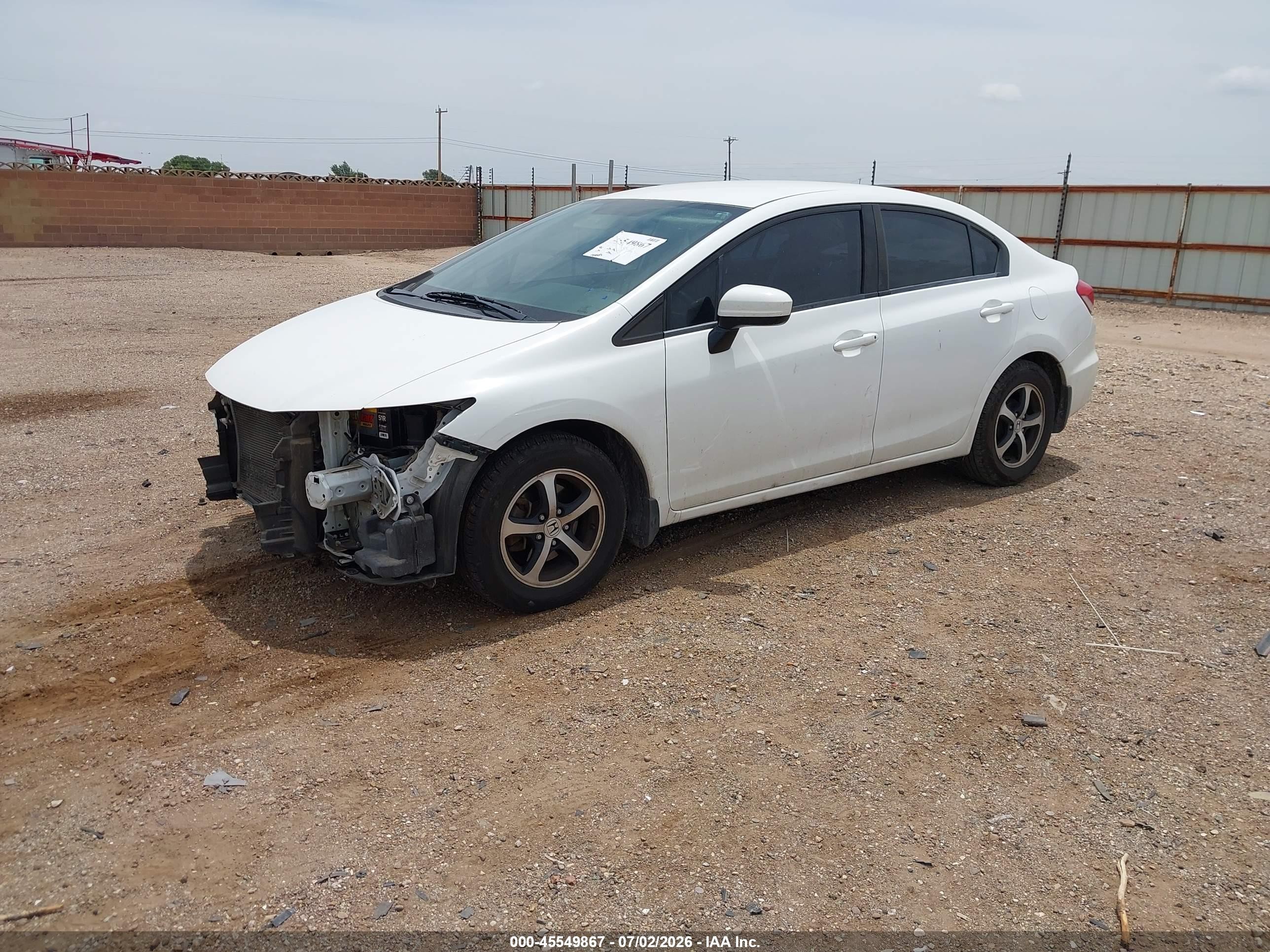 2015 Honda Civic Se White vin: 19XFB2F76FE028132