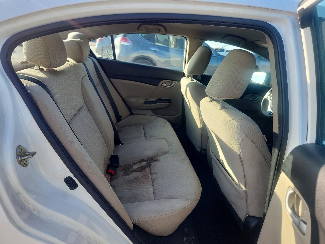 2015 Honda Civic Se White vin: 19XFB2F76FE047196