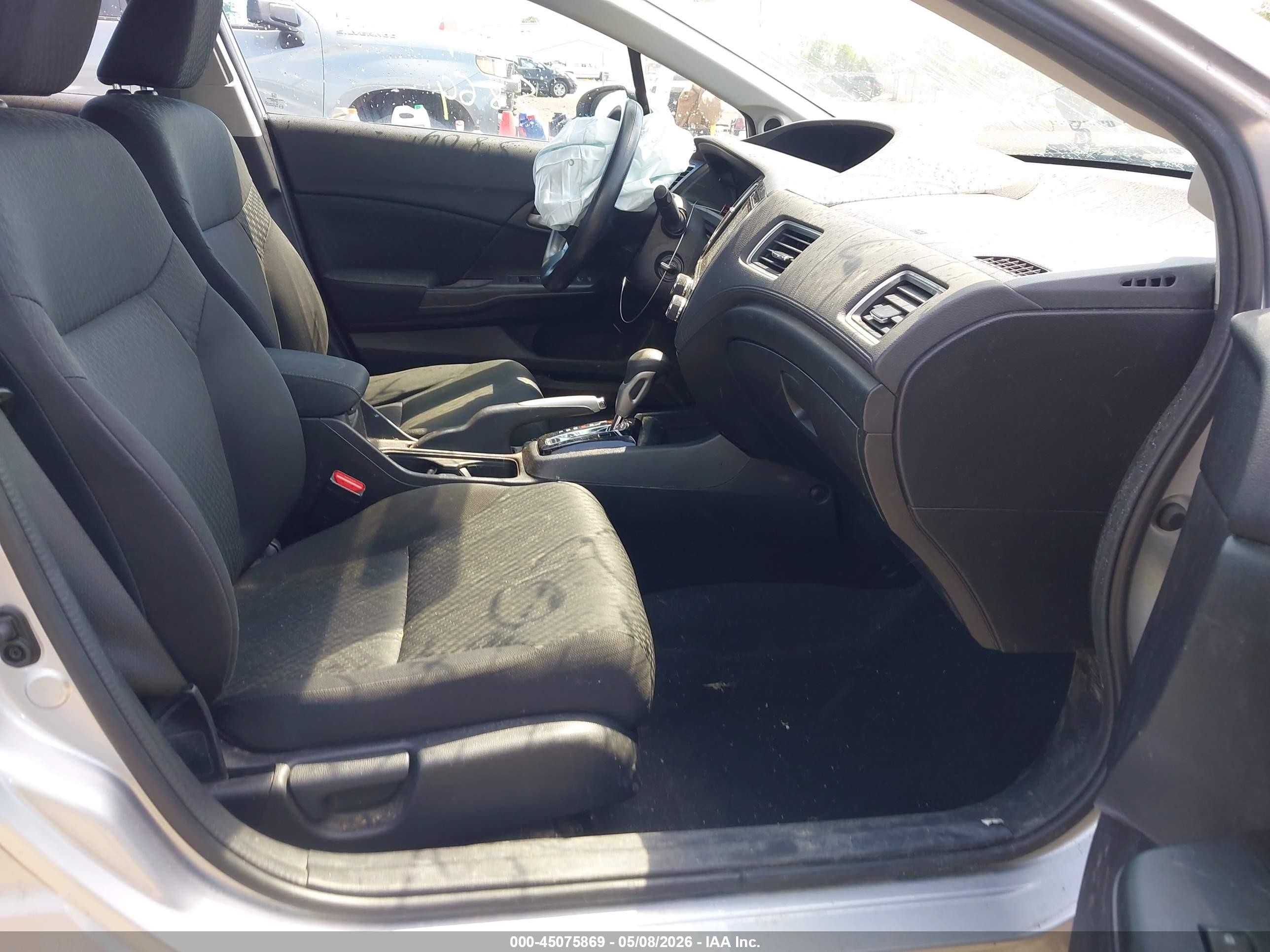 2015 Honda Civic Se Silver vin: 19XFB2F76FE057078