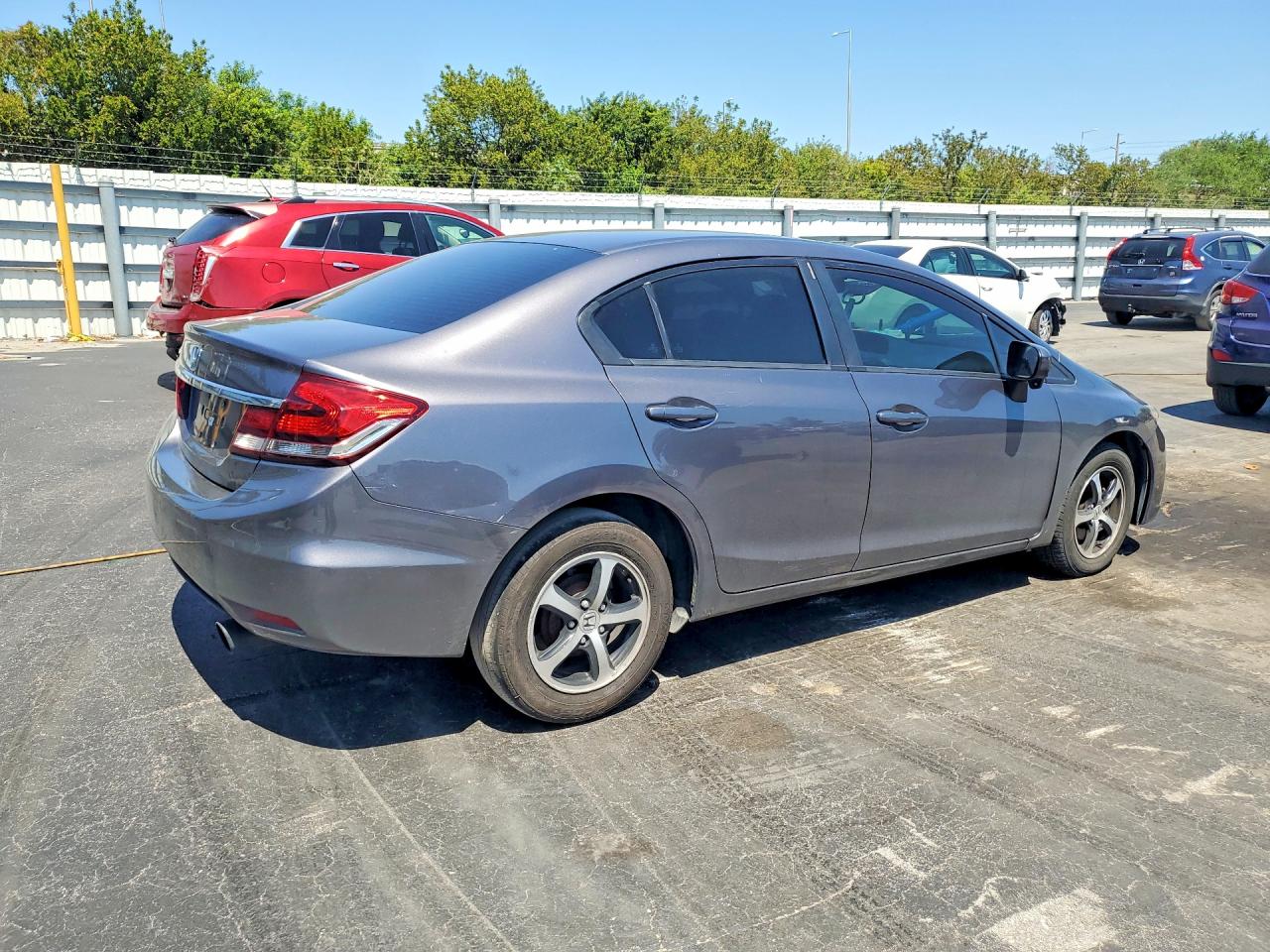 2015 Honda Civic Se Серый vin: 19XFB2F76FE211997