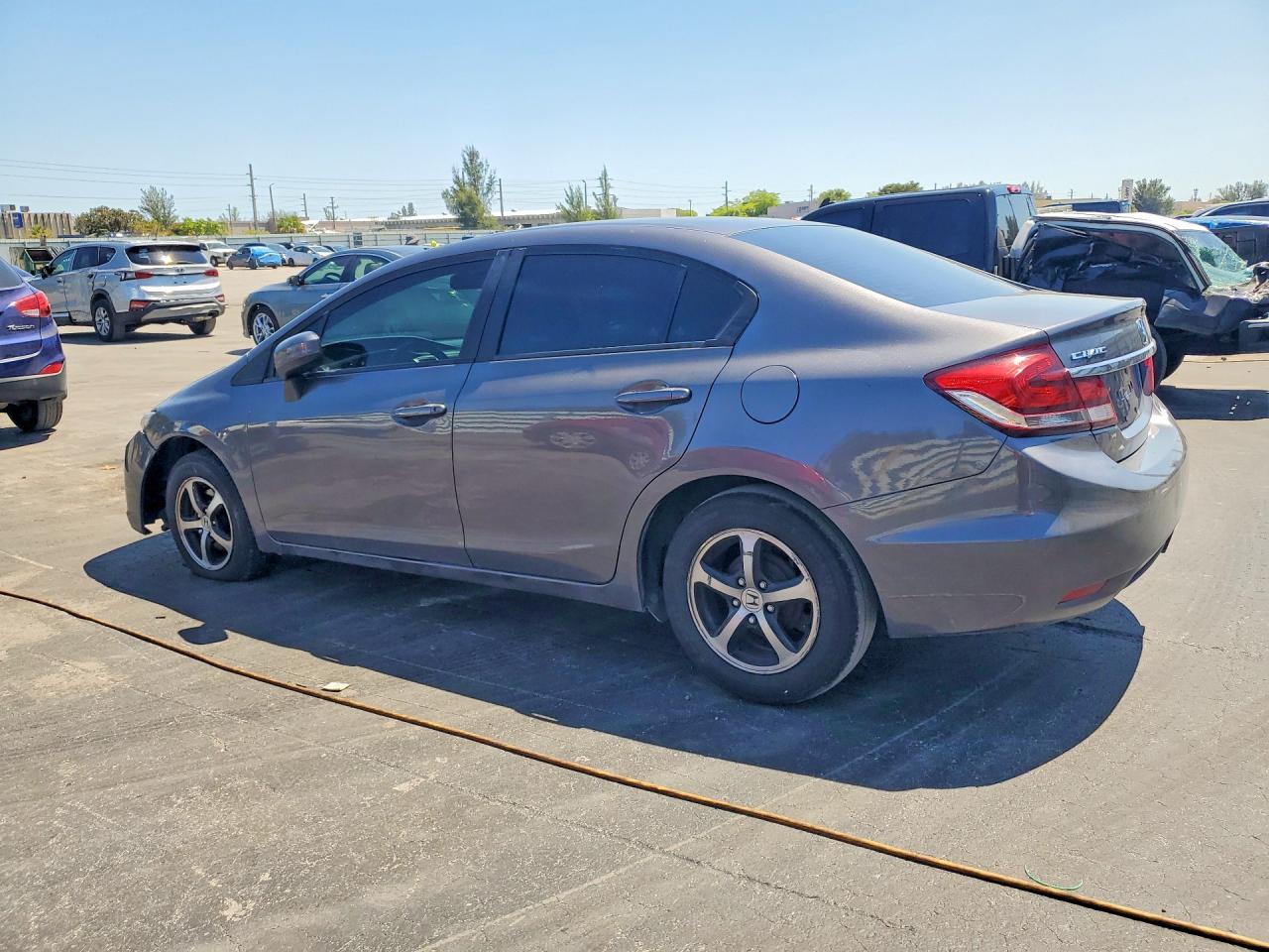 2015 Honda Civic Se Серый vin: 19XFB2F76FE211997