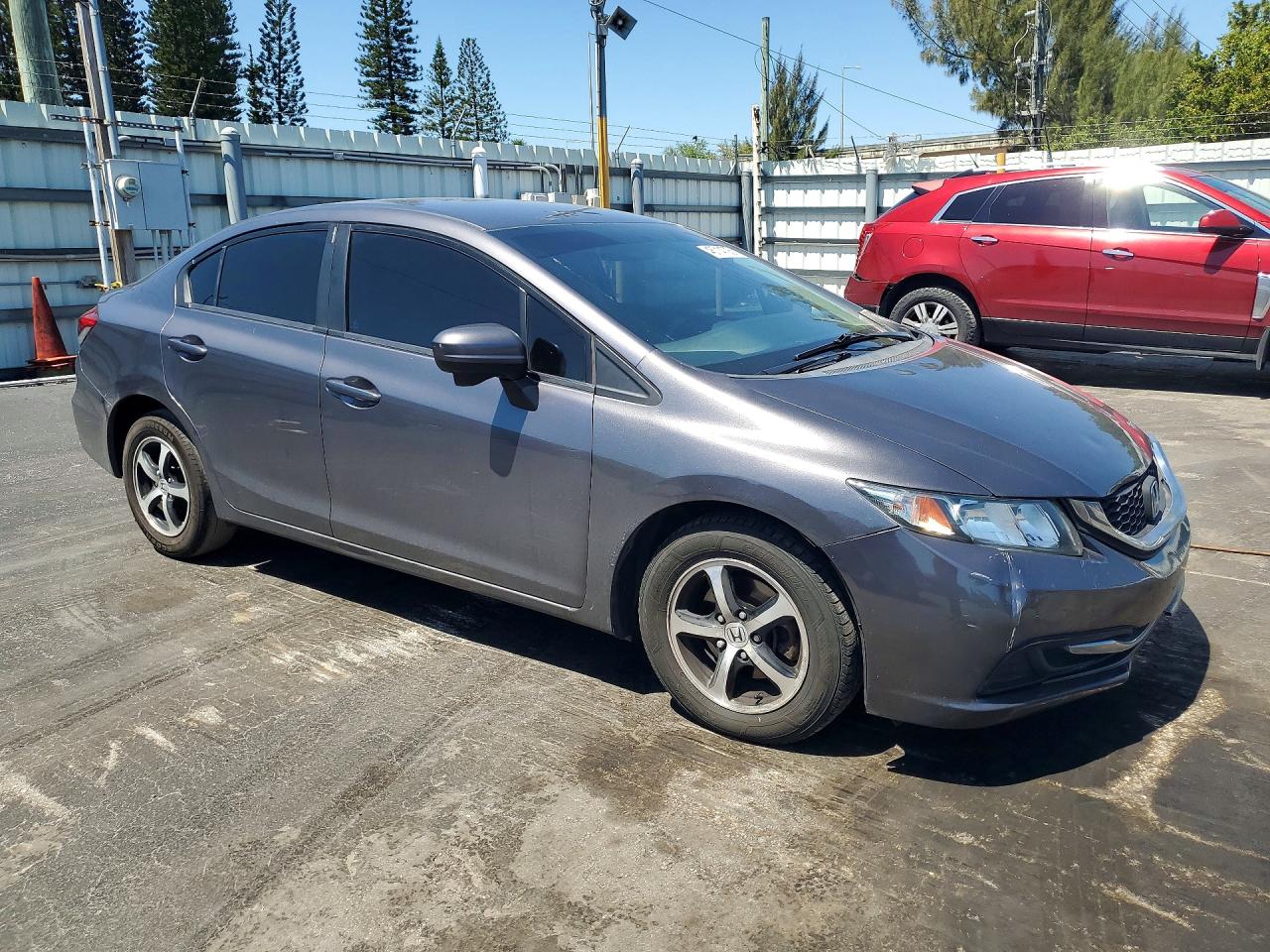 2015 Honda Civic Se Серый vin: 19XFB2F76FE211997
