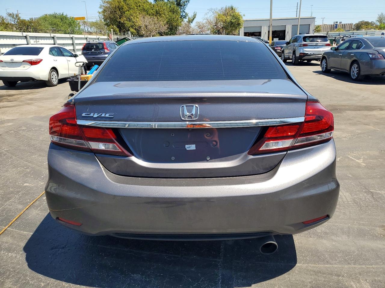 2015 Honda Civic Se Серый vin: 19XFB2F76FE211997