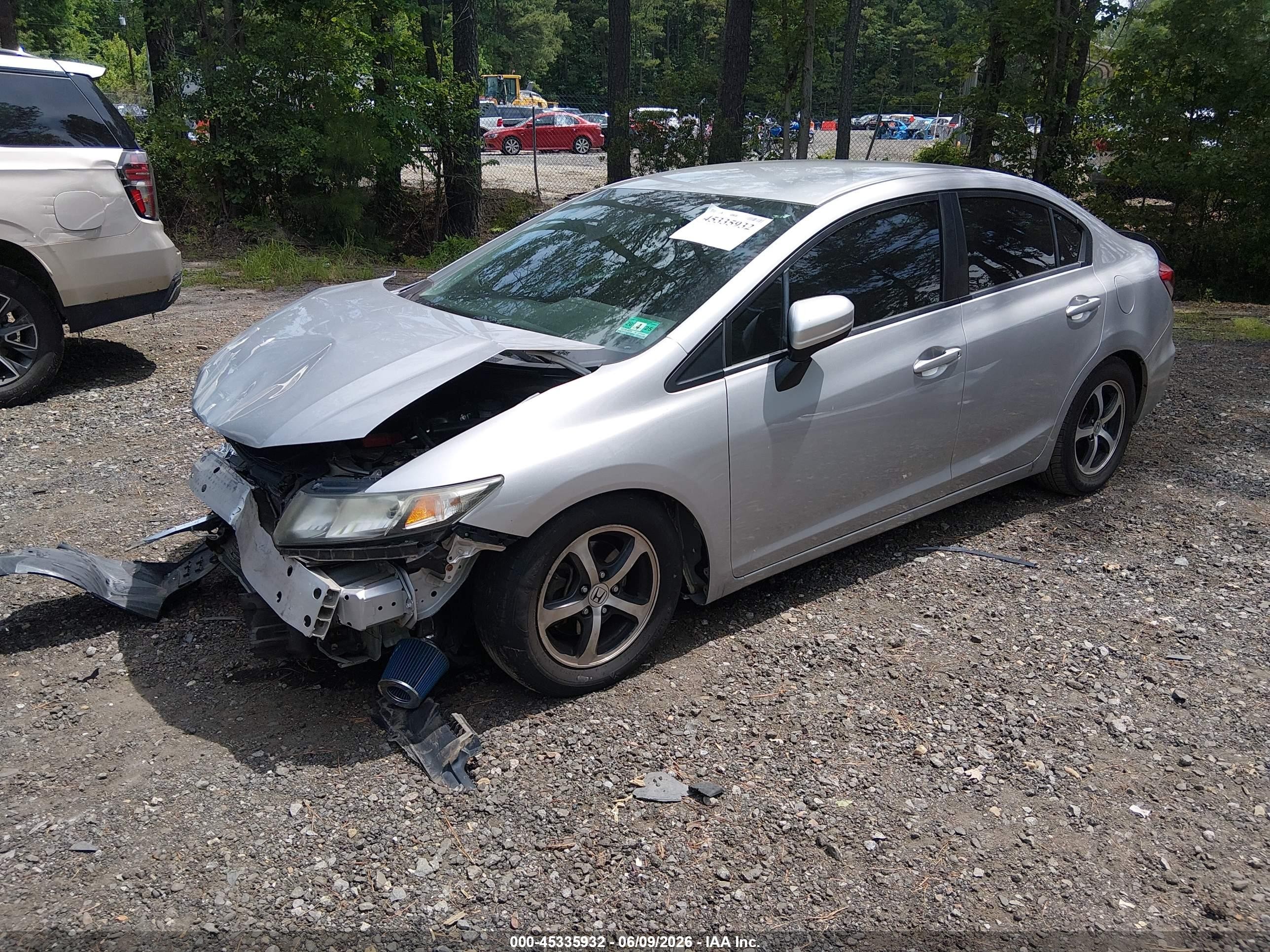 2015 Honda Civic Se Серебряный vin: 19XFB2F76FE213717