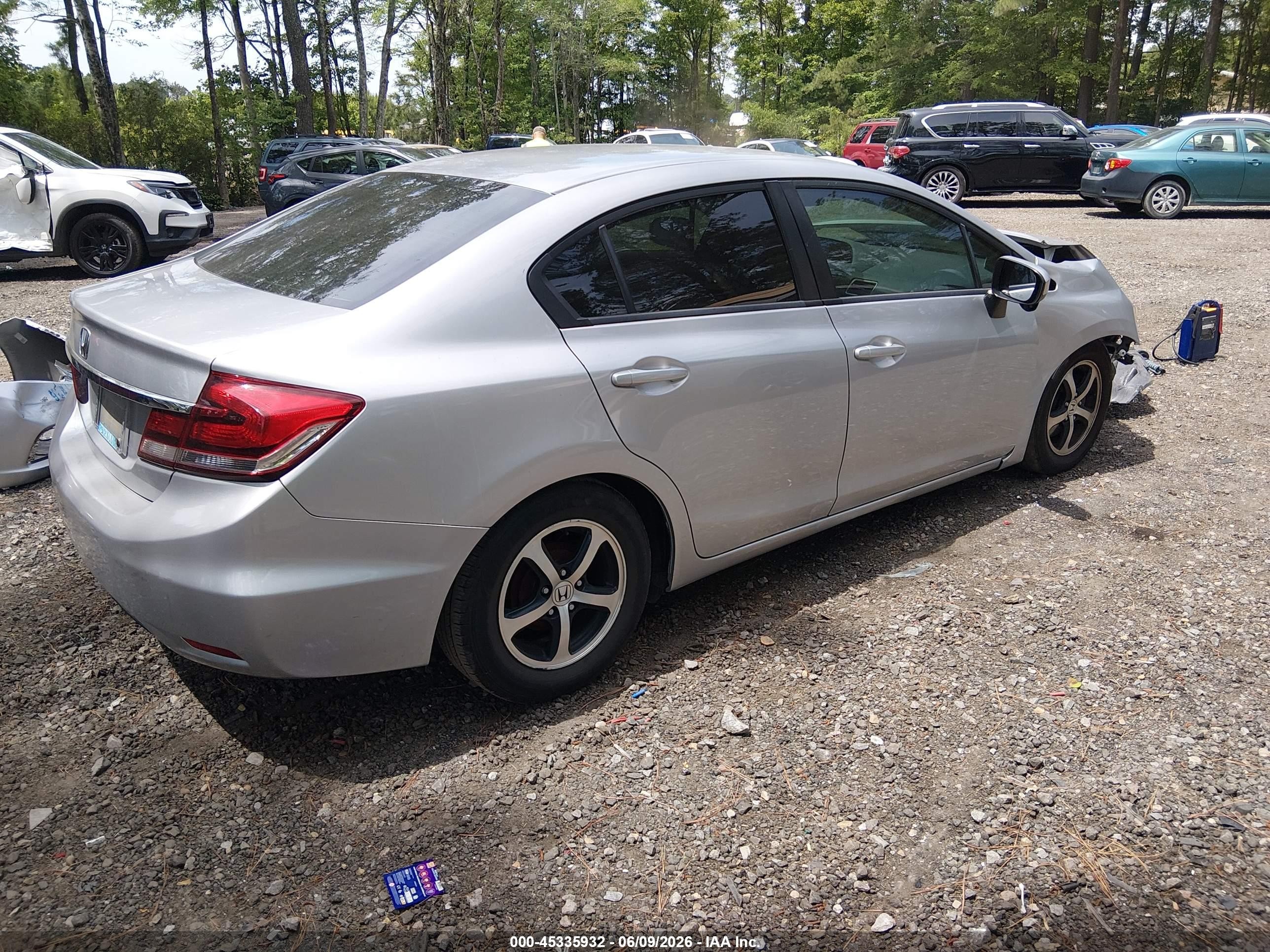 2015 Honda Civic Se Серебряный vin: 19XFB2F76FE213717