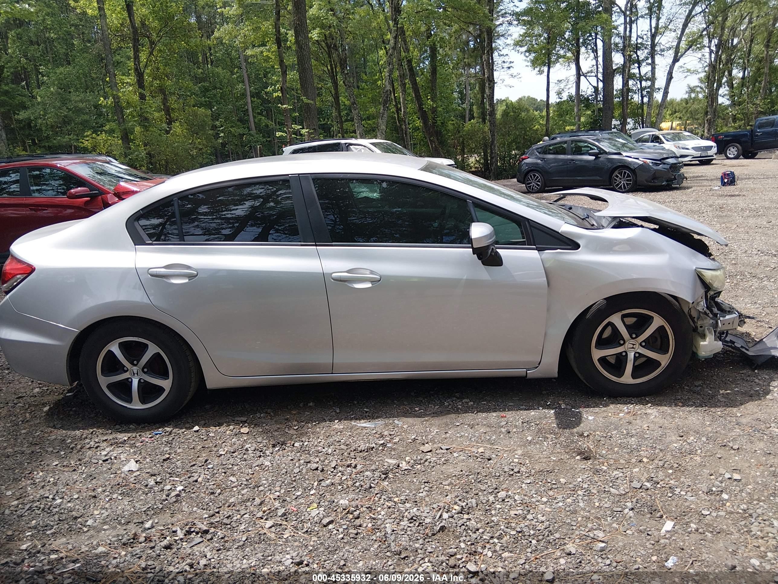 2015 Honda Civic Se Серебряный vin: 19XFB2F76FE213717