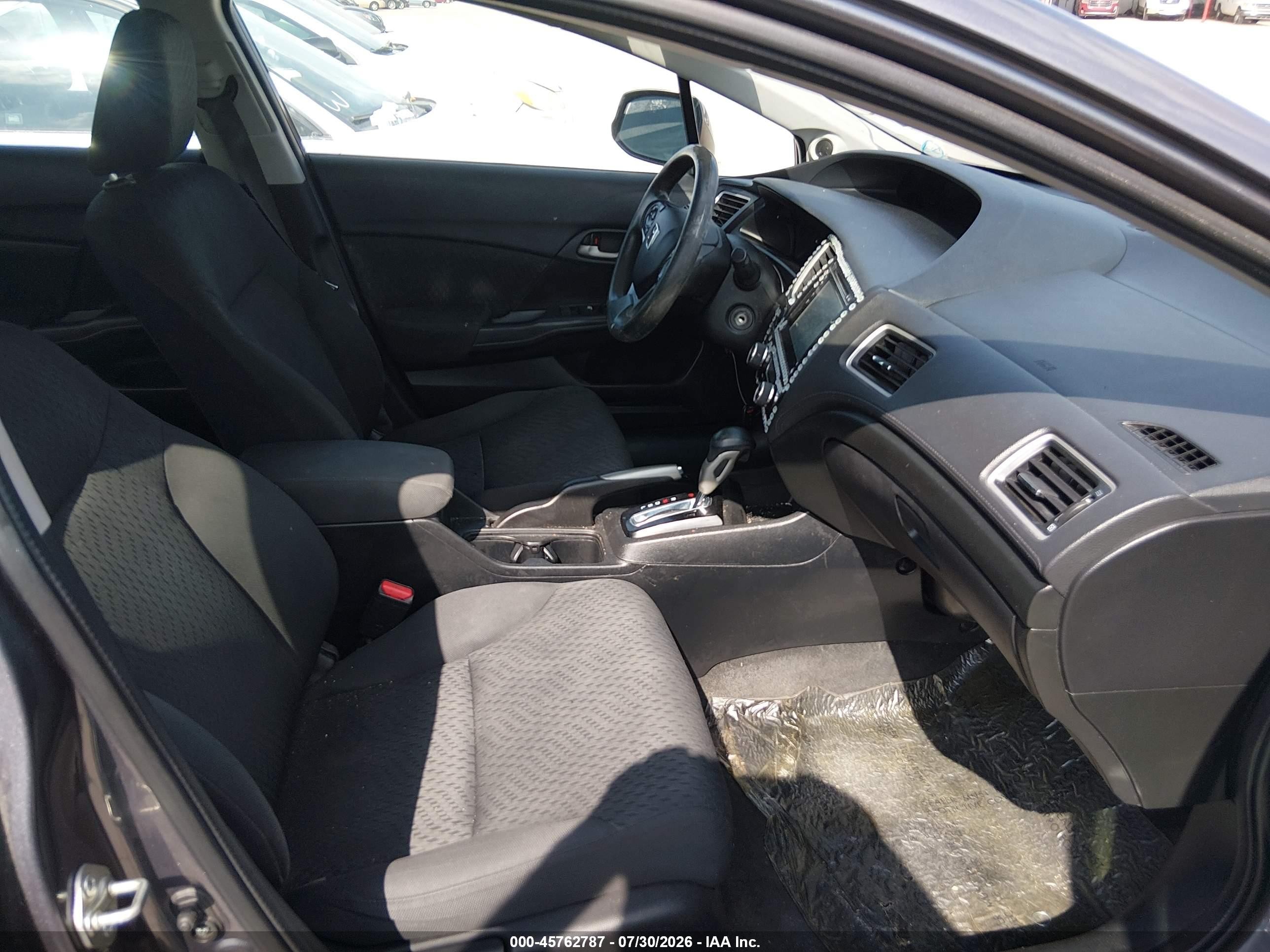 2015 Honda Civic Se Gray vin: 19XFB2F77FE079946