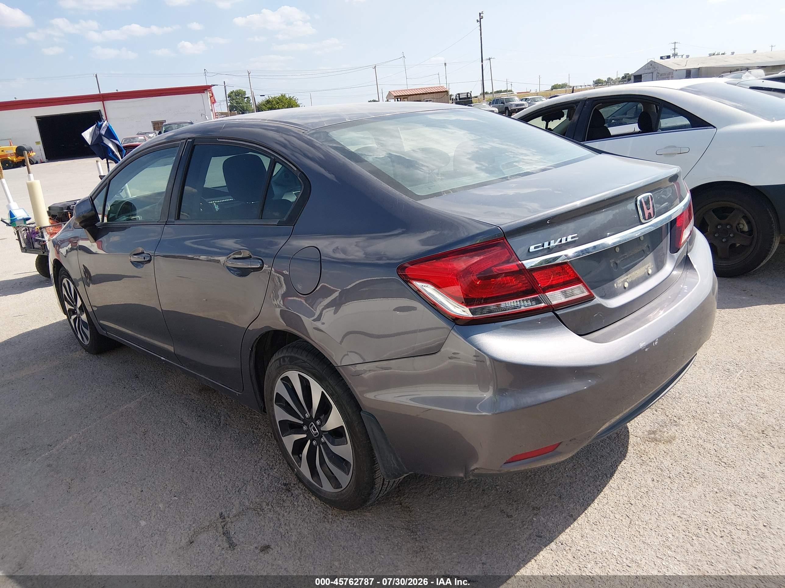 2015 Honda Civic Se Gray vin: 19XFB2F77FE079946