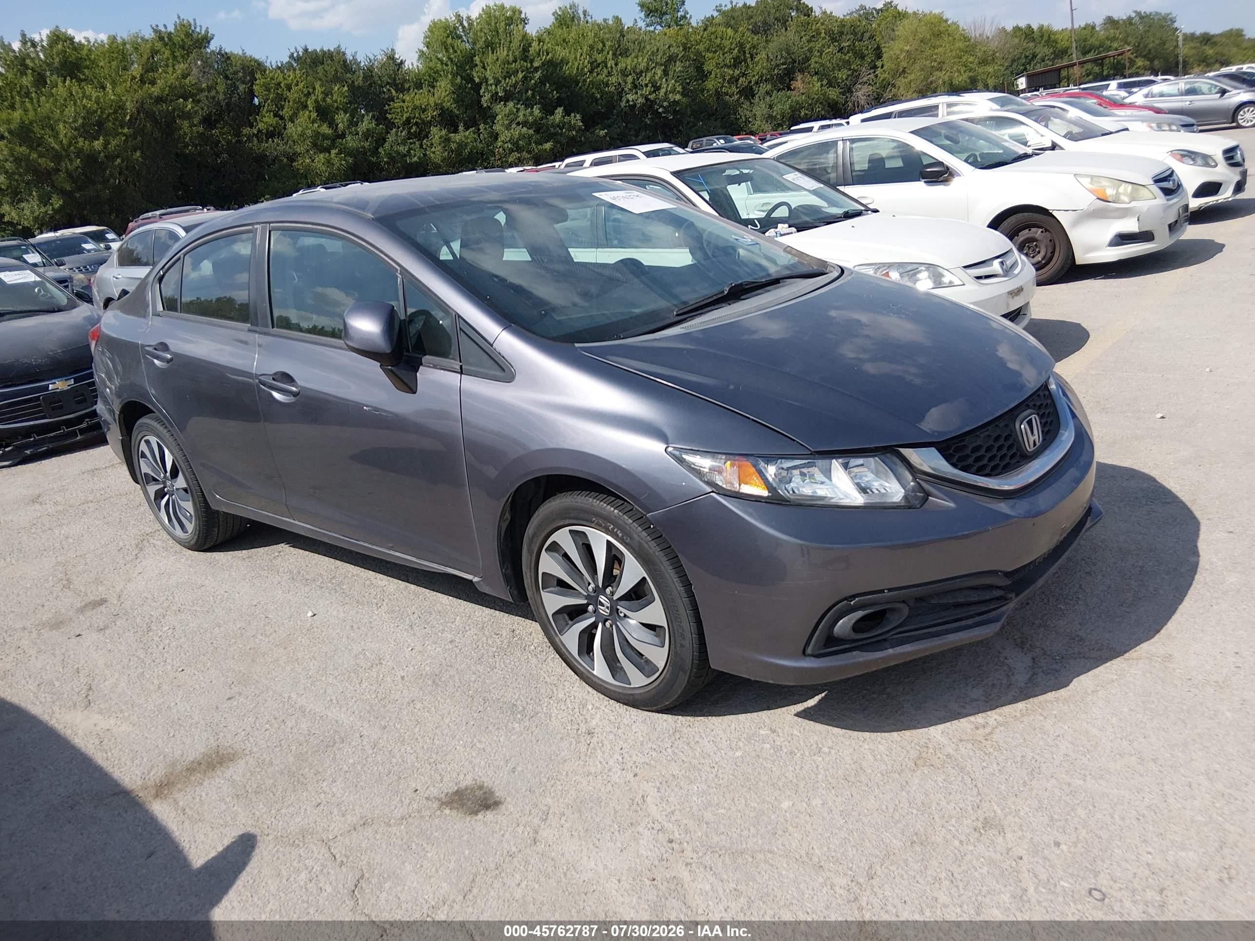 2015 Honda Civic Se Gray vin: 19XFB2F77FE079946