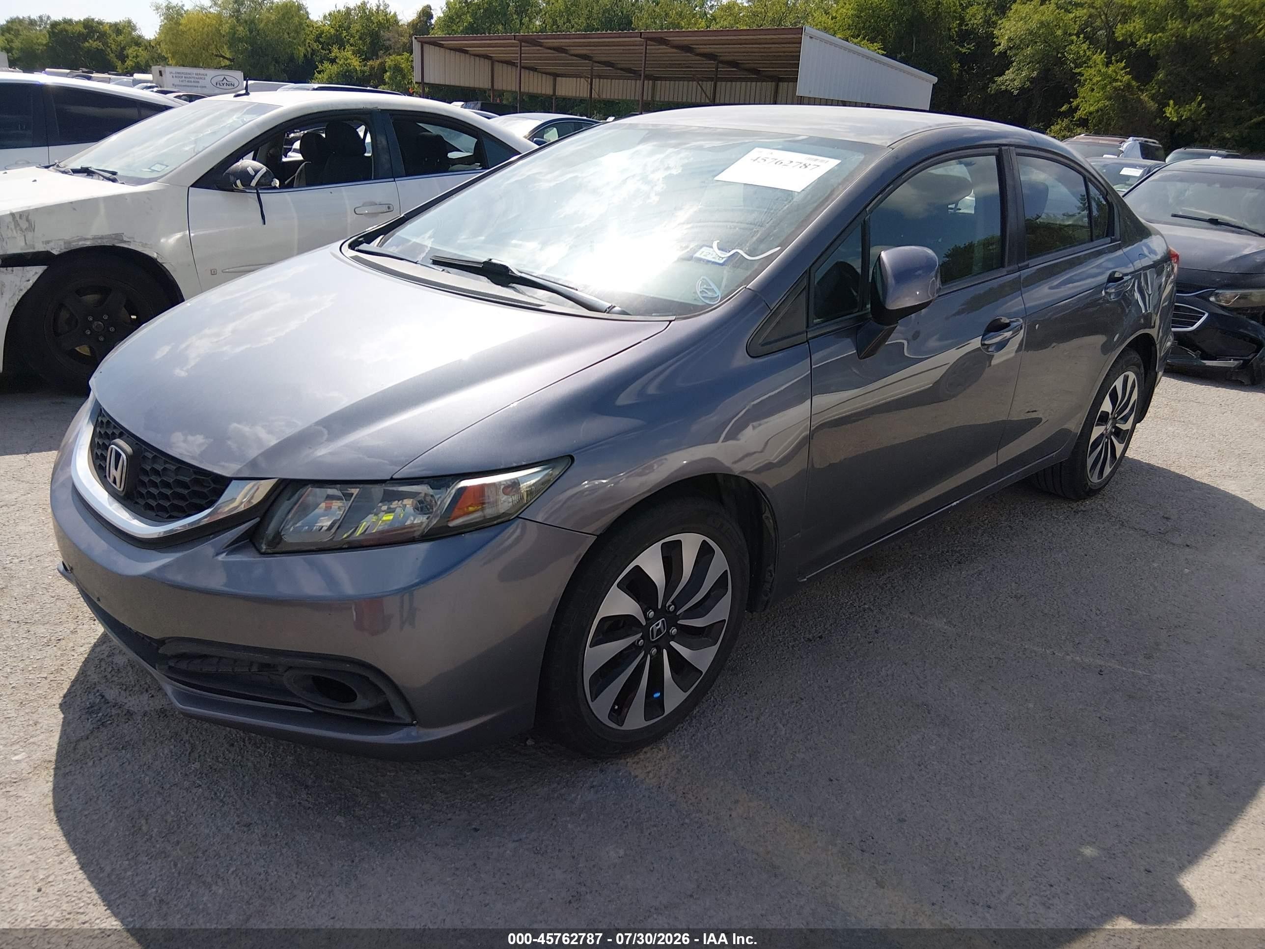 2015 Honda Civic Se Gray vin: 19XFB2F77FE079946