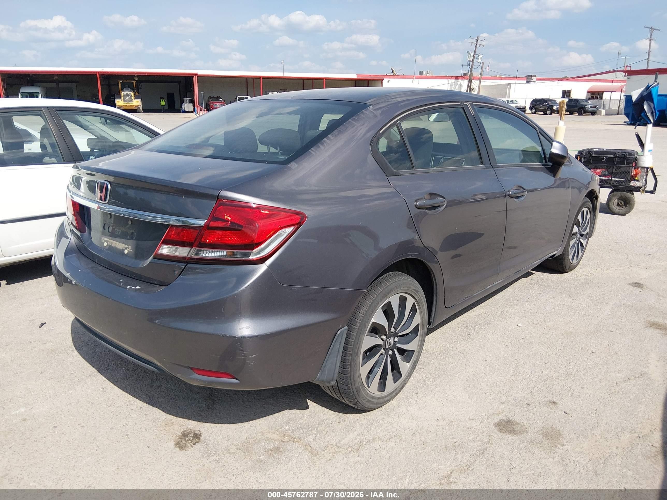 2015 Honda Civic Se Gray vin: 19XFB2F77FE079946