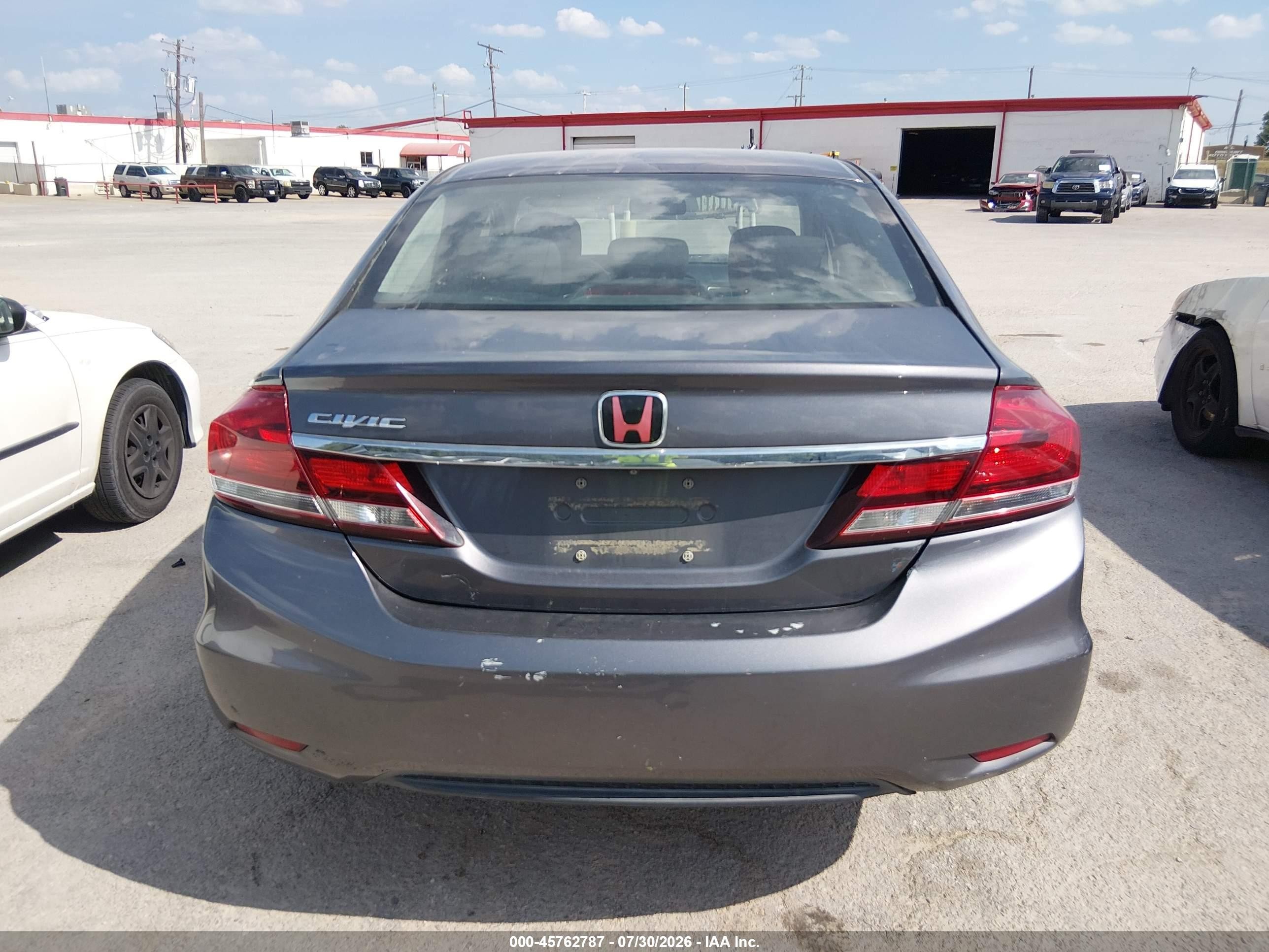 2015 Honda Civic Se Gray vin: 19XFB2F77FE079946