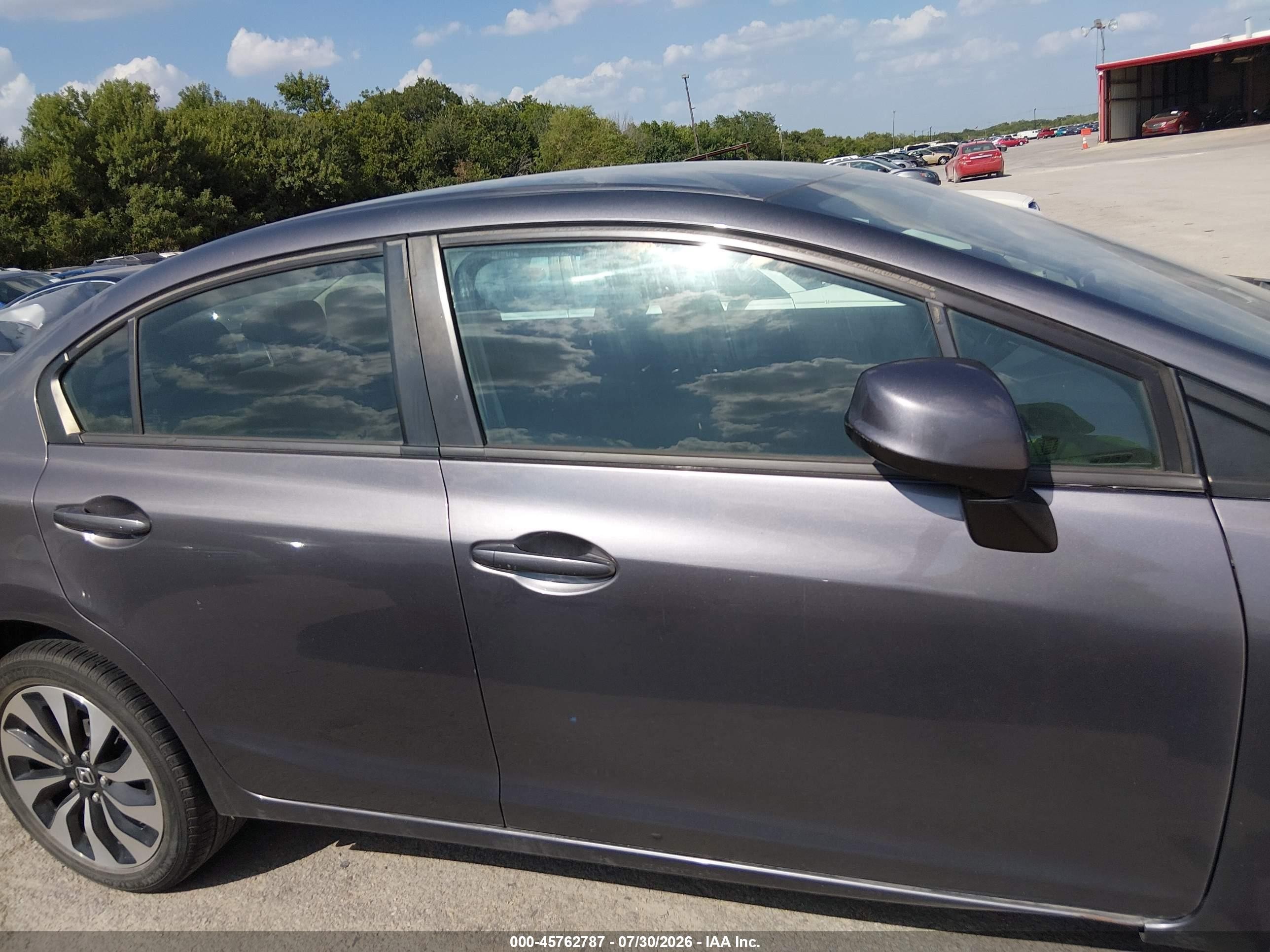 2015 Honda Civic Se Gray vin: 19XFB2F77FE079946