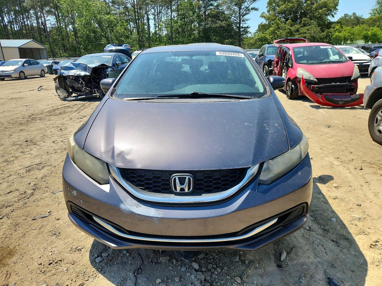 2015 Honda Civic Se Gray vin: 19XFB2F77FE214634