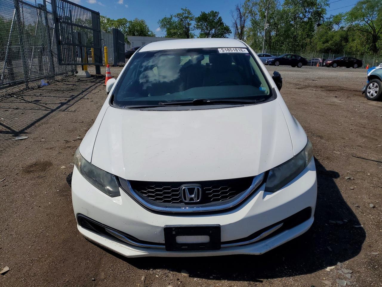 2015 Honda Civic Se White vin: 19XFB2F77FE220059