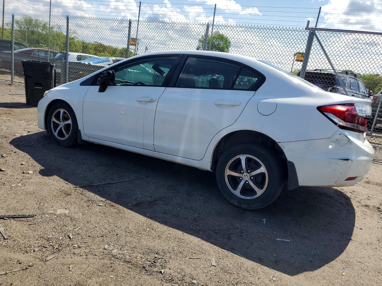 2015 Honda Civic Se White vin: 19XFB2F77FE220059