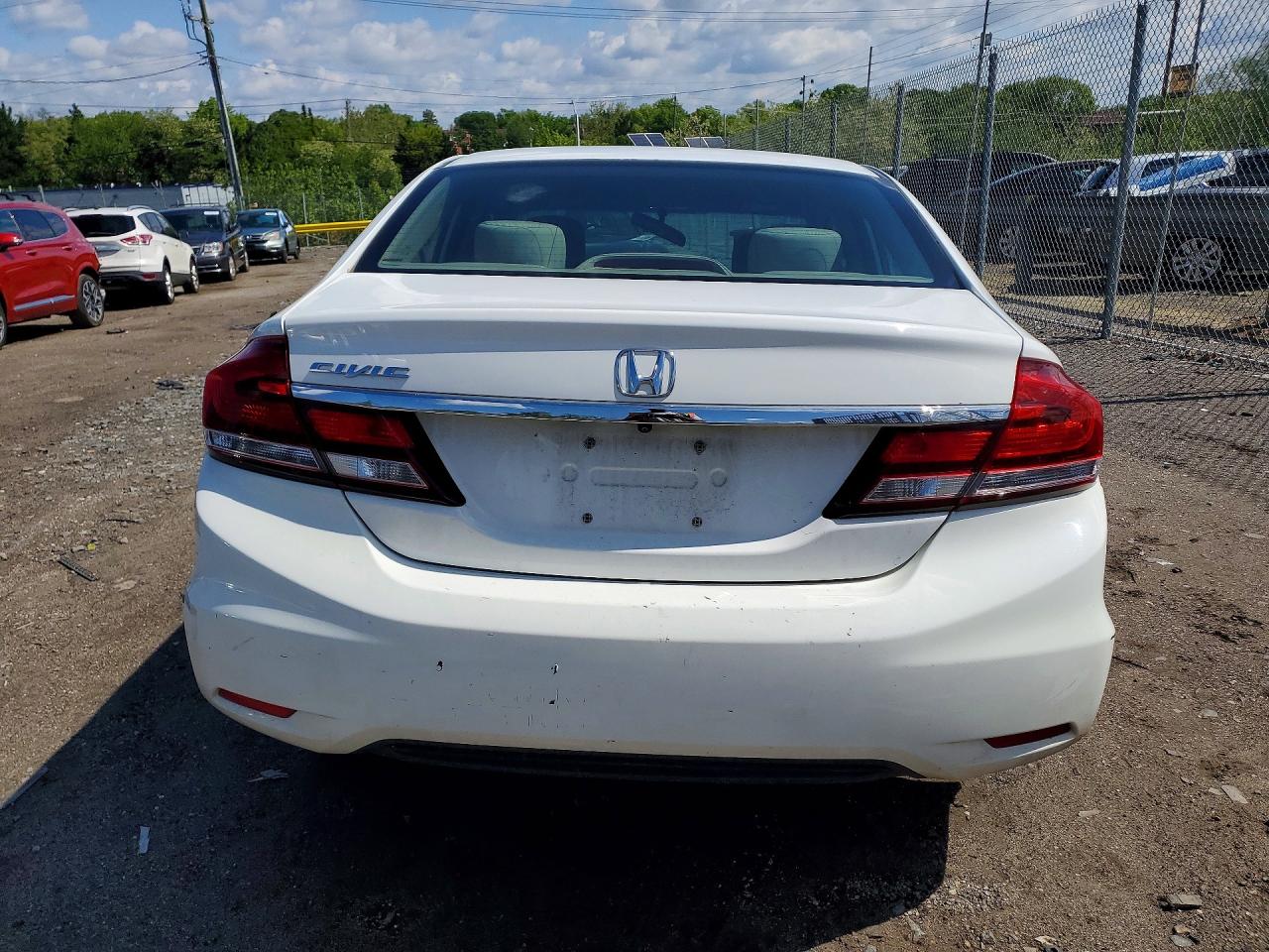 2015 Honda Civic Se White vin: 19XFB2F77FE220059