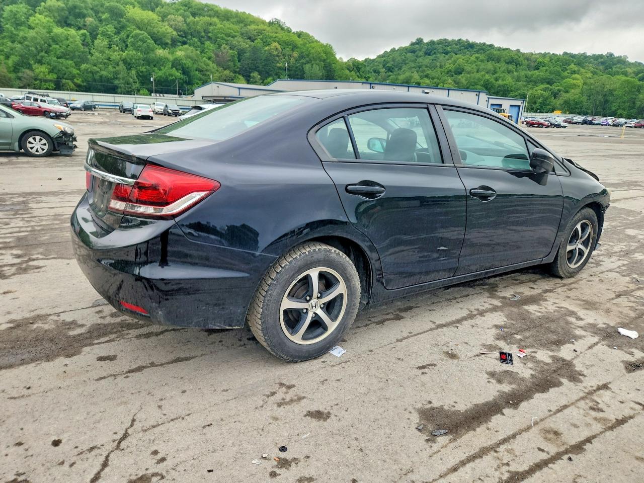 2015 Honda Civic Se Black vin: 19XFB2F77FE249089