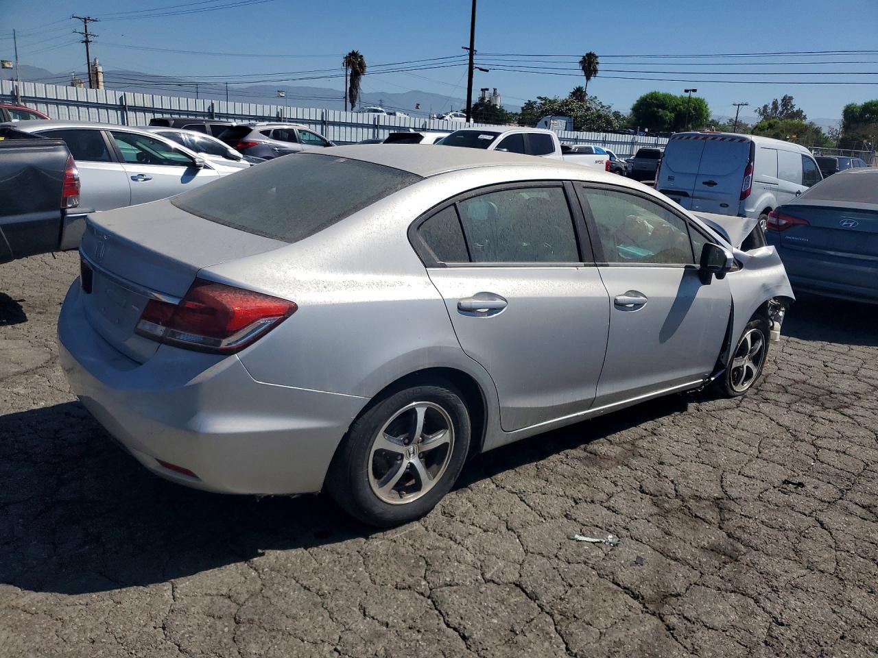 2015 Honda Civic Se Silver vin: 19XFB2F77FE271349