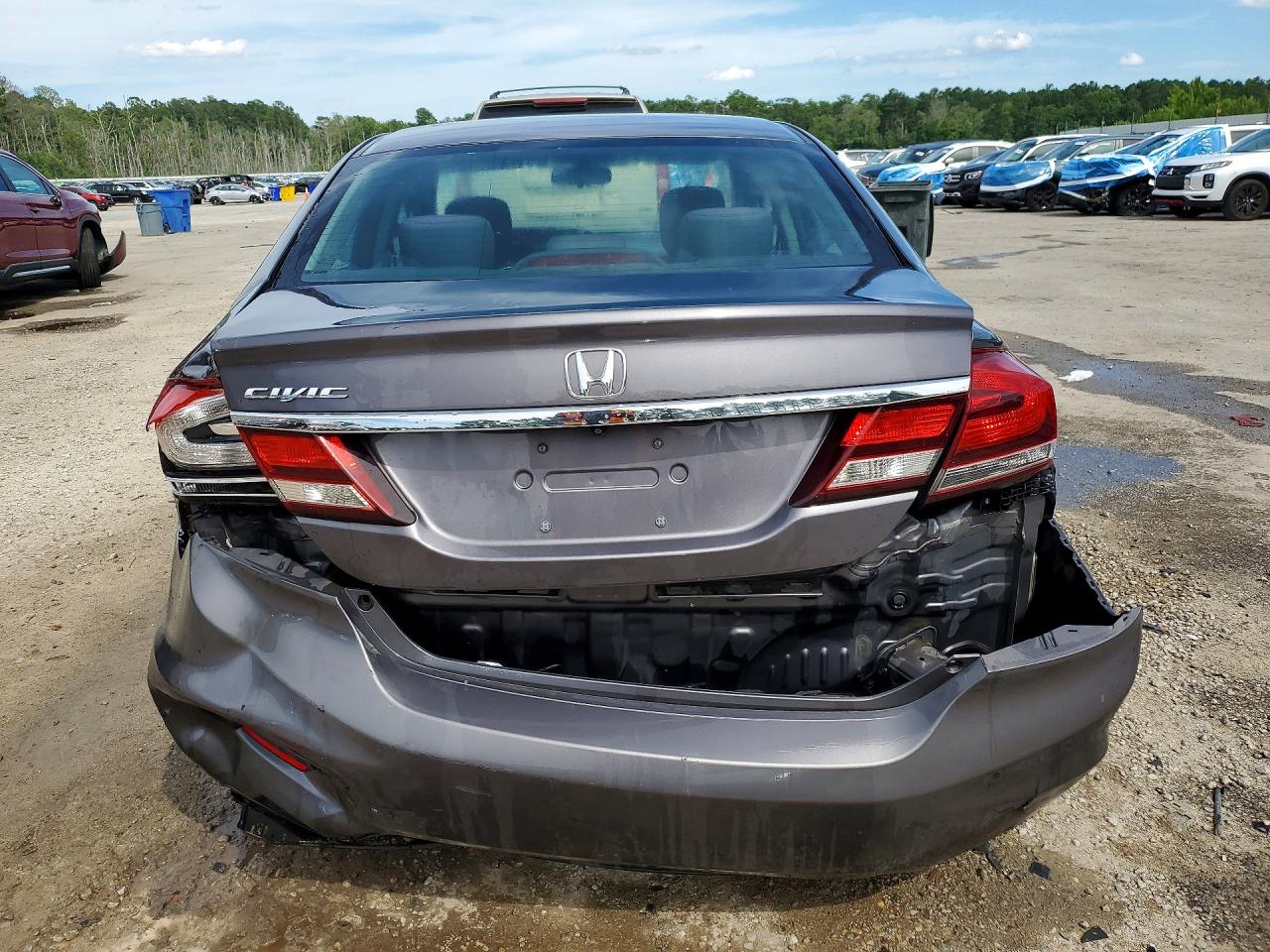 2015 Honda Civic Se Gray vin: 19XFB2F77FE292752