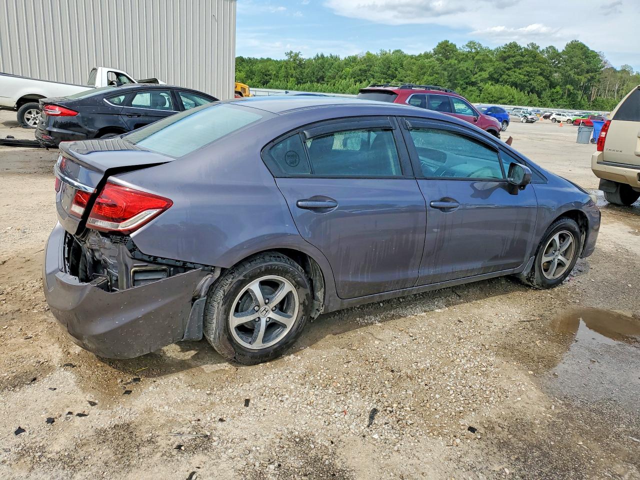 2015 Honda Civic Se Gray vin: 19XFB2F77FE292752