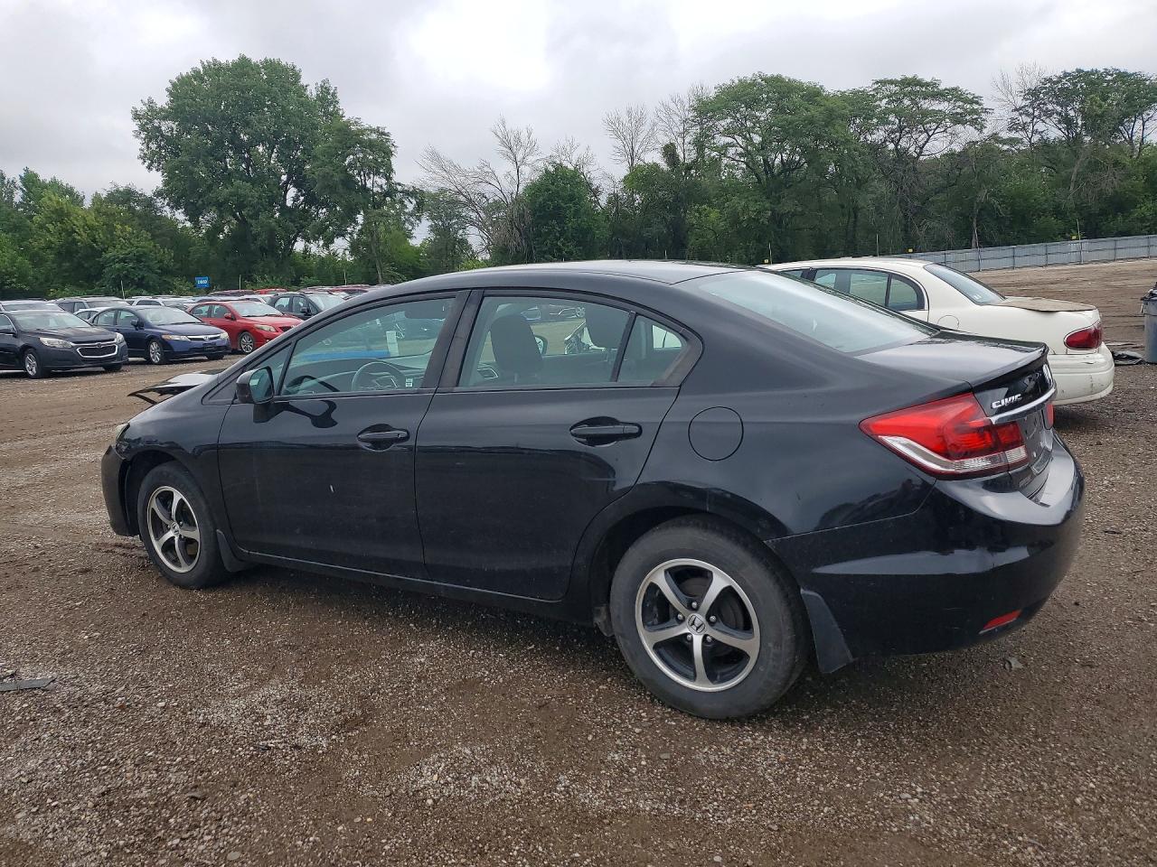 2015 Honda Civic Se Black vin: 19XFB2F78FE053002