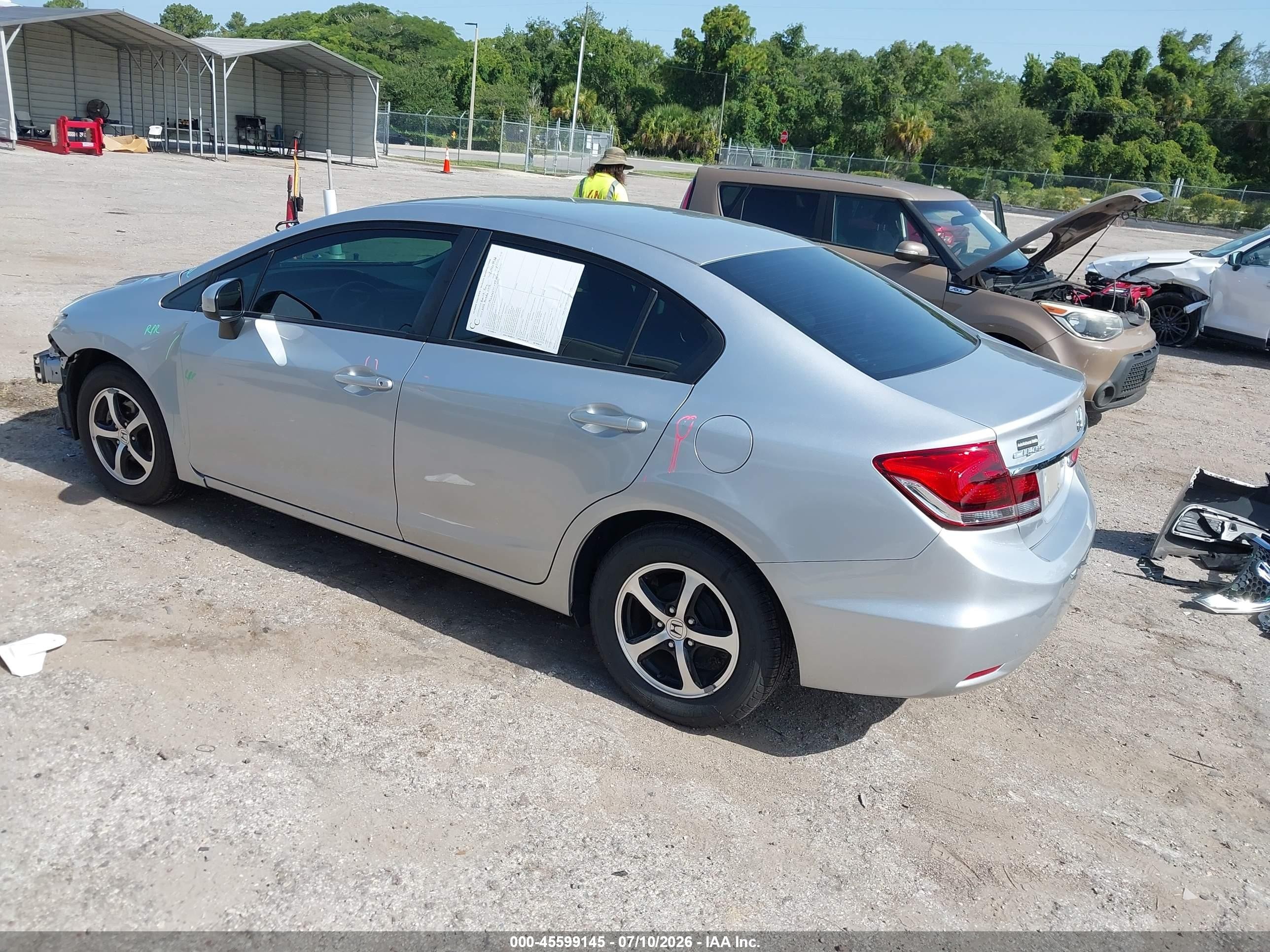 2015 Honda Civic Se Серебряный vin: 19XFB2F78FE088770