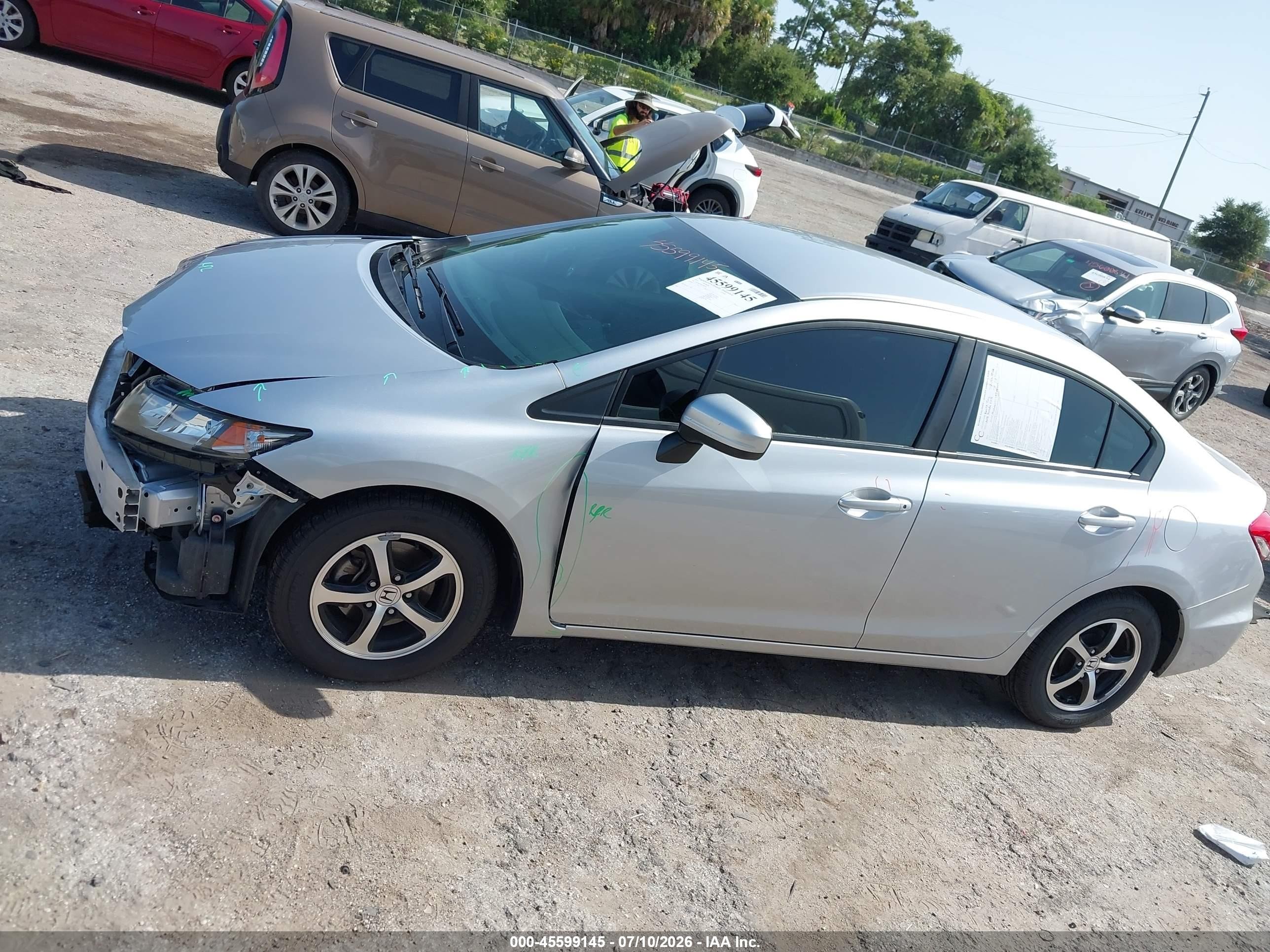 2015 Honda Civic Se Серебряный vin: 19XFB2F78FE088770