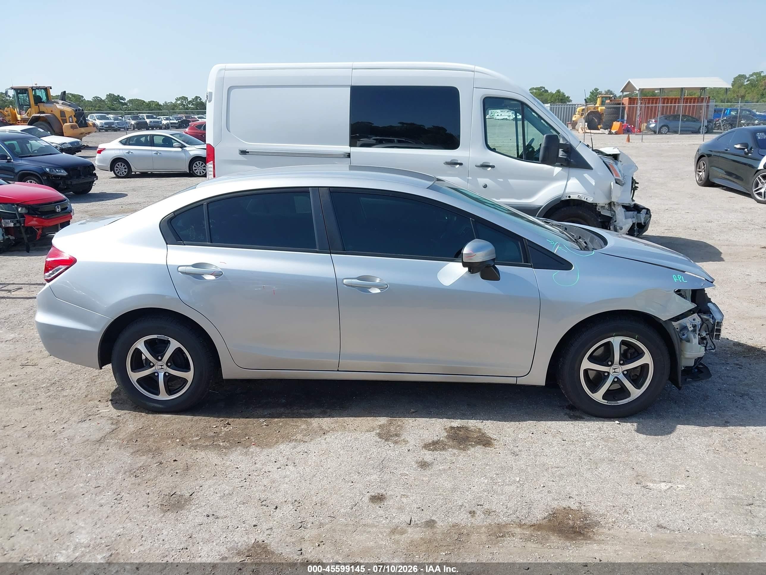 2015 Honda Civic Se Серебряный vin: 19XFB2F78FE088770
