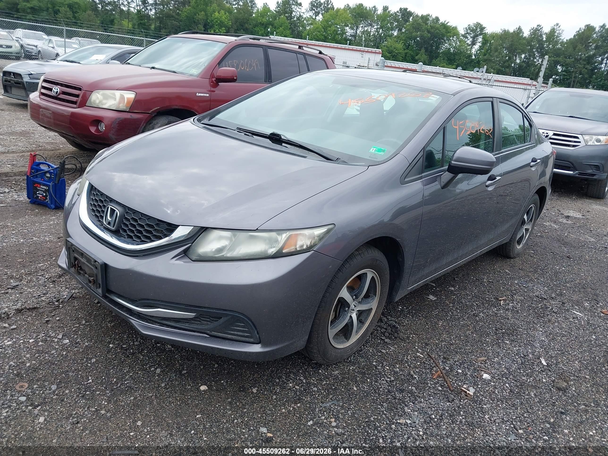 2015 Honda Civic Se Gray vin: 19XFB2F78FE104319