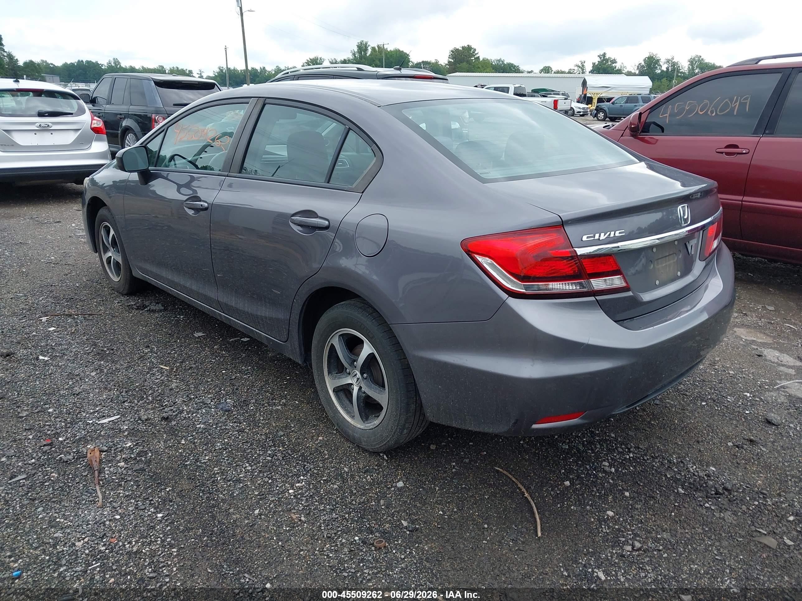 2015 Honda Civic Se Gray vin: 19XFB2F78FE104319