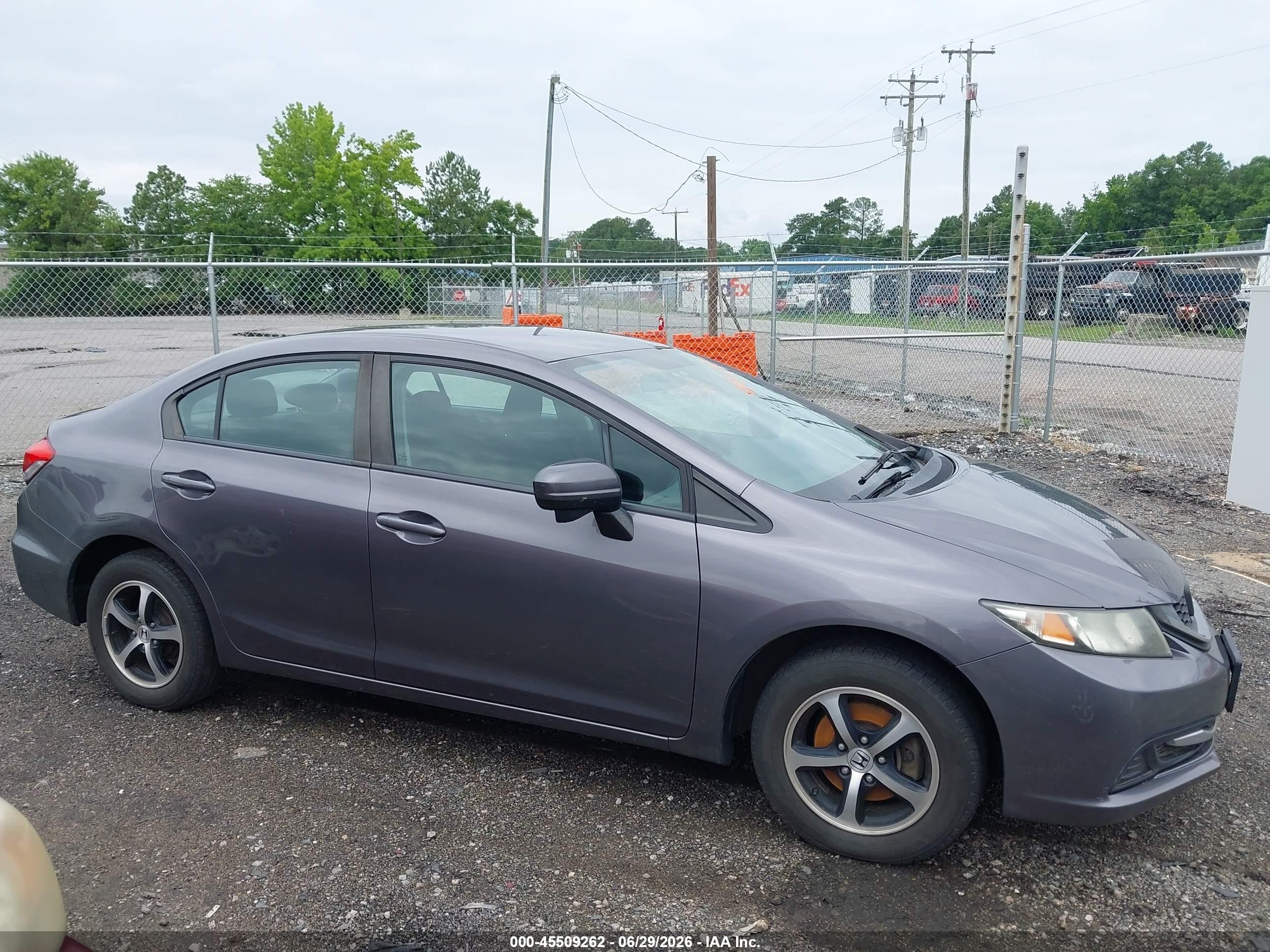2015 Honda Civic Se Gray vin: 19XFB2F78FE104319