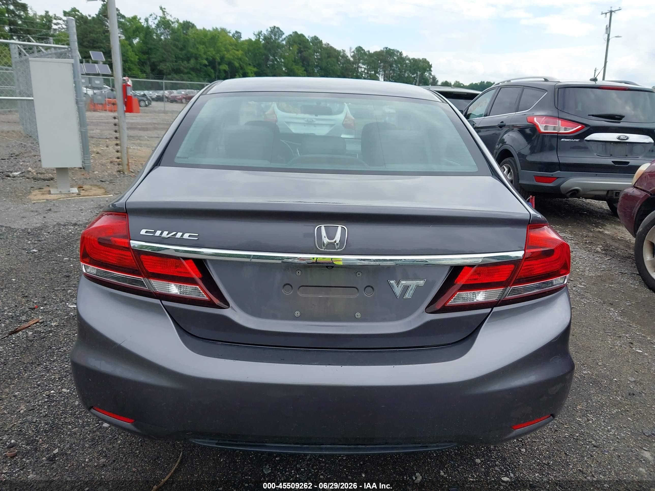 2015 Honda Civic Se Gray vin: 19XFB2F78FE104319