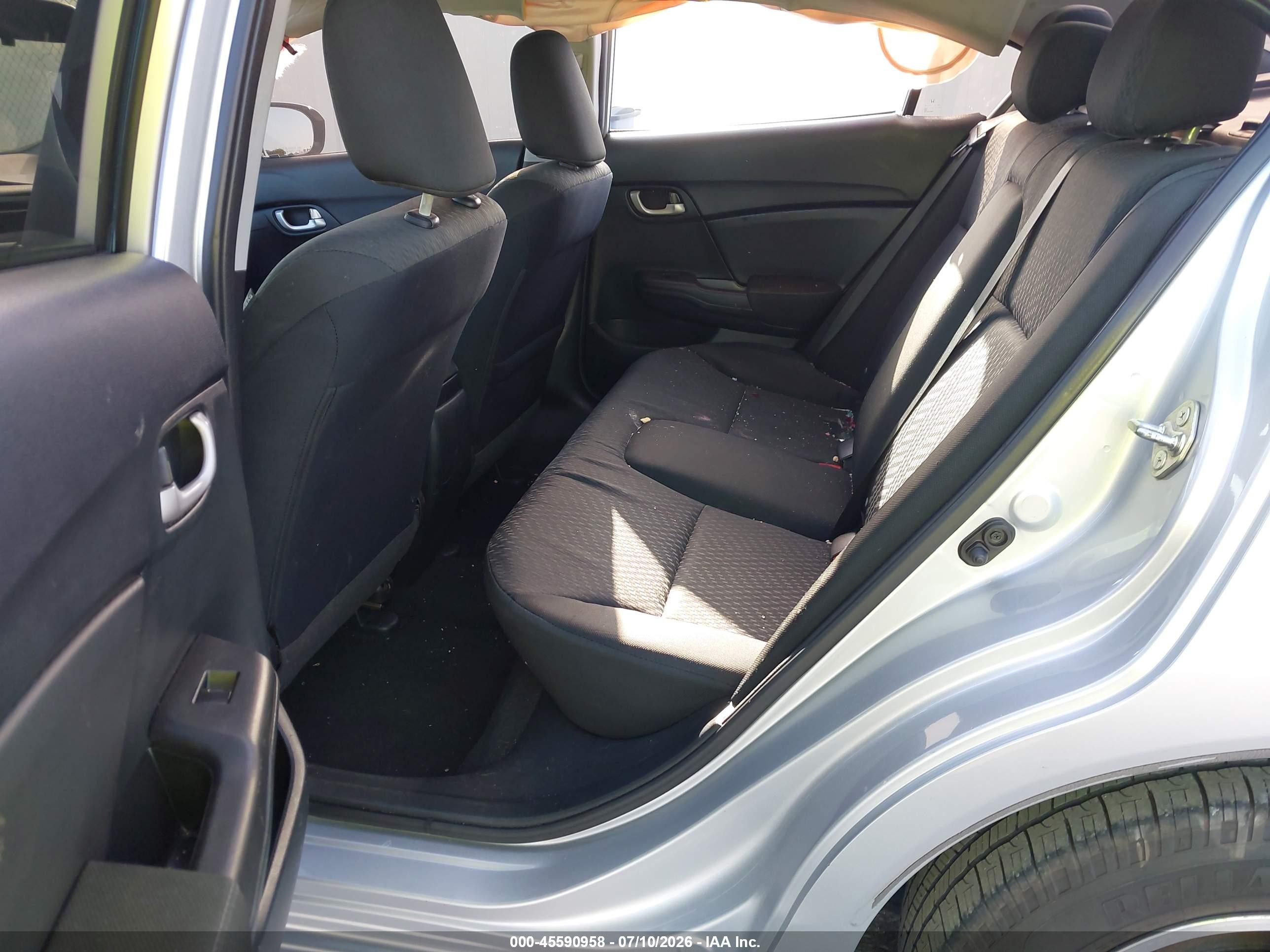 2015 Honda Civic Se Silver vin: 19XFB2F78FE104899